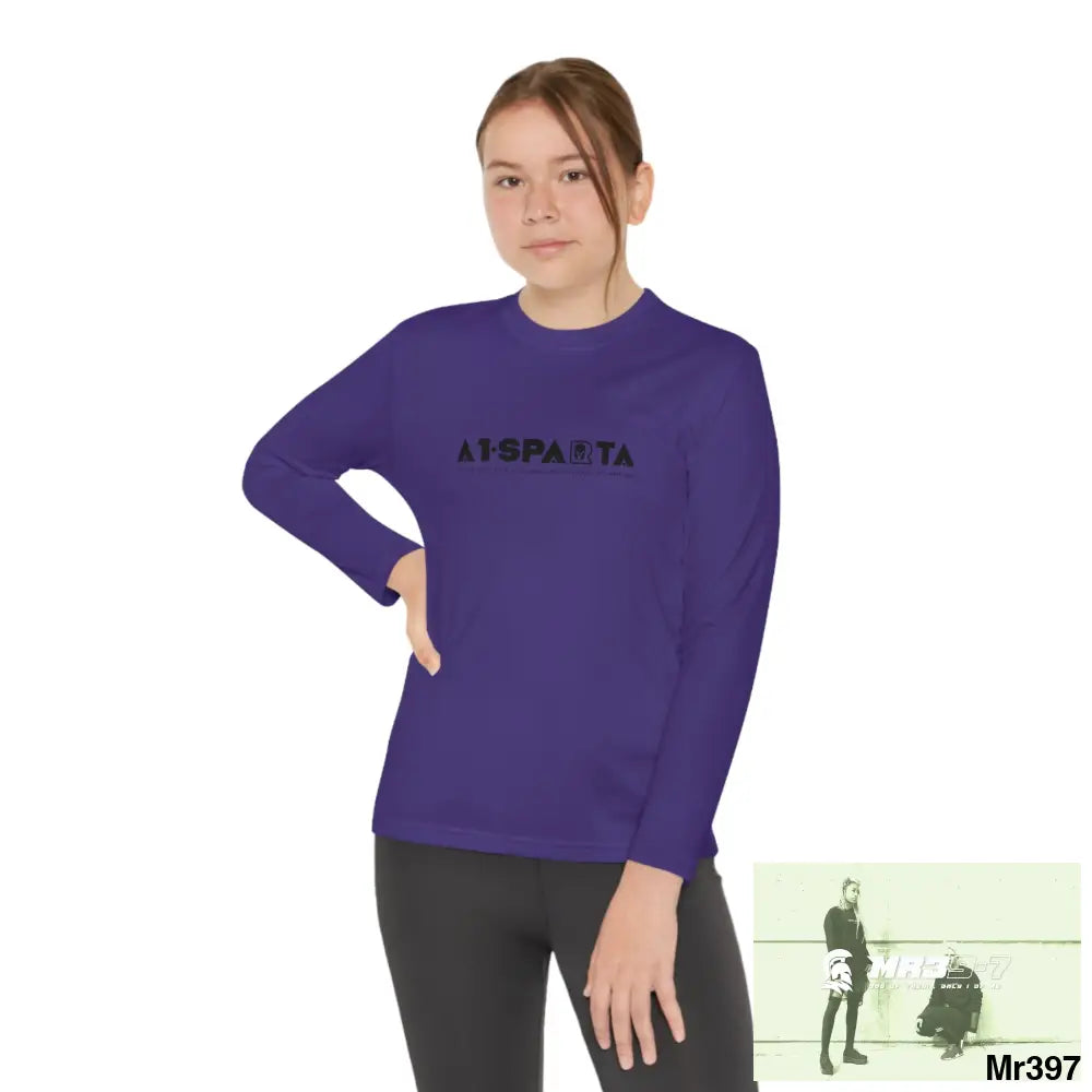 A1-Peace Sparta Youth Long Sleeve Competitor Tee Kids clothes