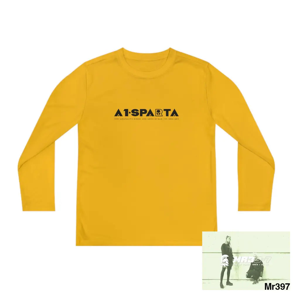 A1-Peace Sparta Youth Long Sleeve Competitor Tee Kids clothes