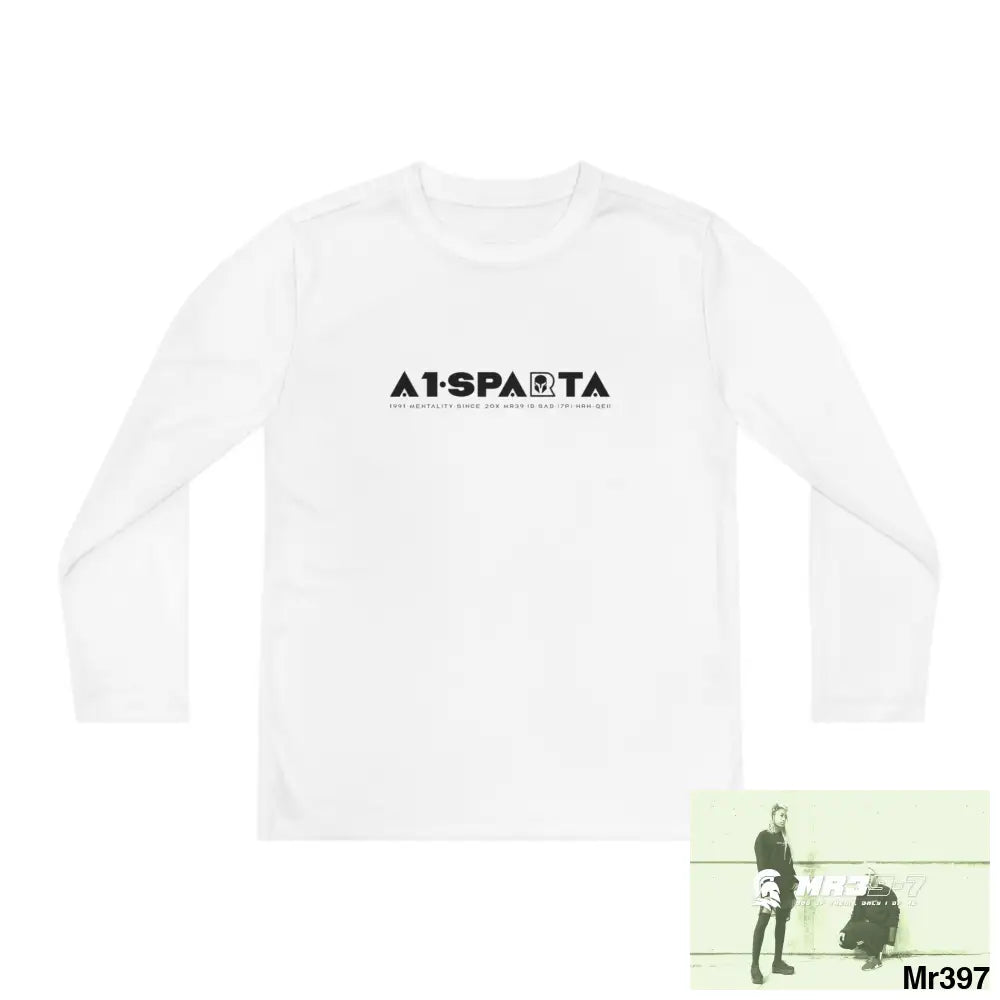 A1-Peace Sparta Youth Long Sleeve Competitor Tee Kids clothes