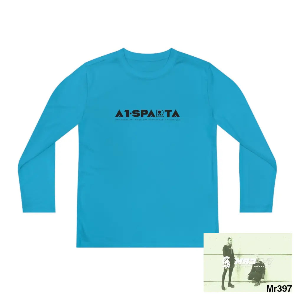 A1-Peace Sparta Youth Long Sleeve Competitor Tee Kids clothes