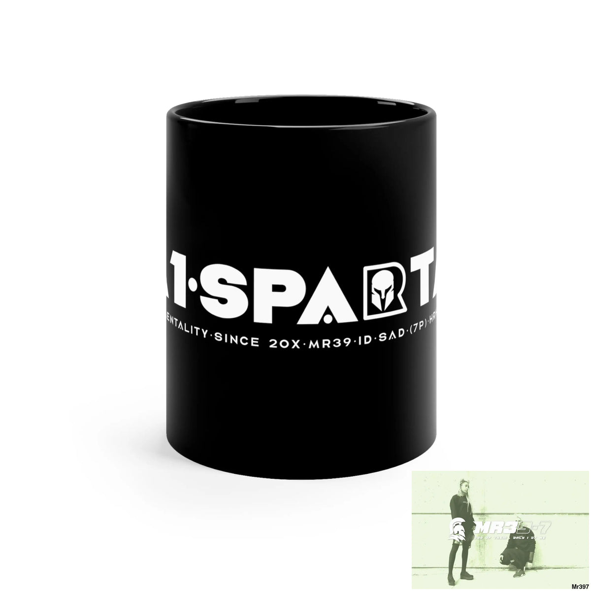 A1•Sparta 11oz Black Mug 11oz Mug