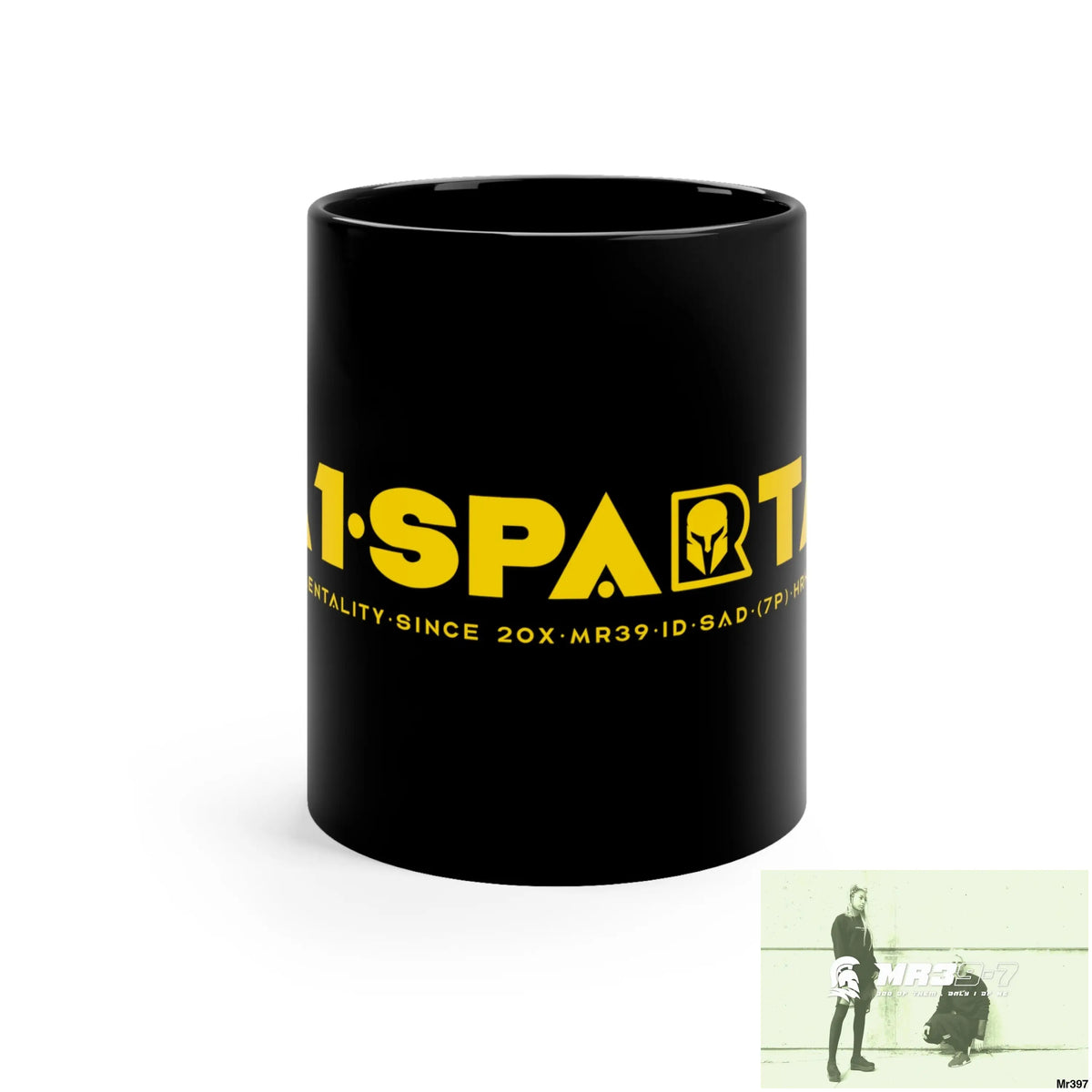 A1•Sparta 11oz Black Mug 11oz Mug