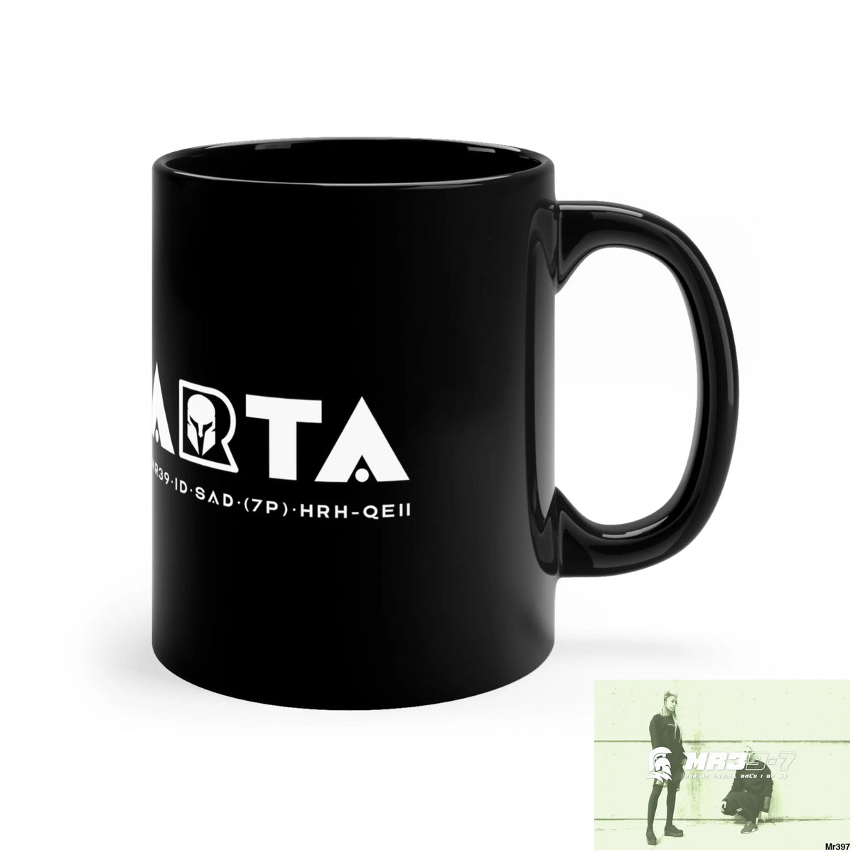 A1•Sparta 11oz Black Mug 11oz Mug