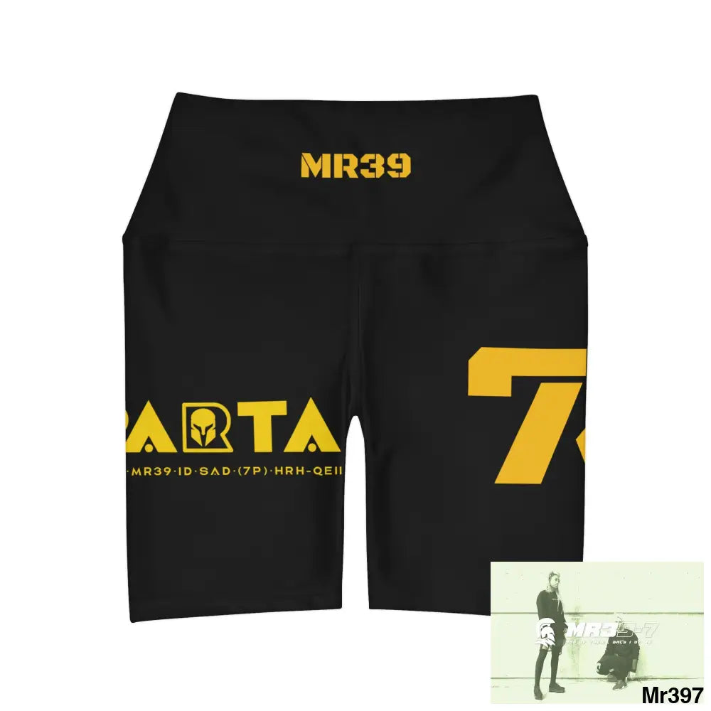 A1-Sparta 2015 Kenya High Waisted Yoga Shorts (AOP) All Over Prints