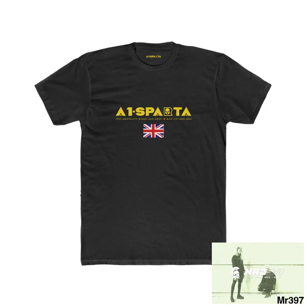 A1-Sparta 2015 Kenya in blind Spy Issues & Sheets Men’s Cotton Crew Tee Solid Black / XS T-Shirt
