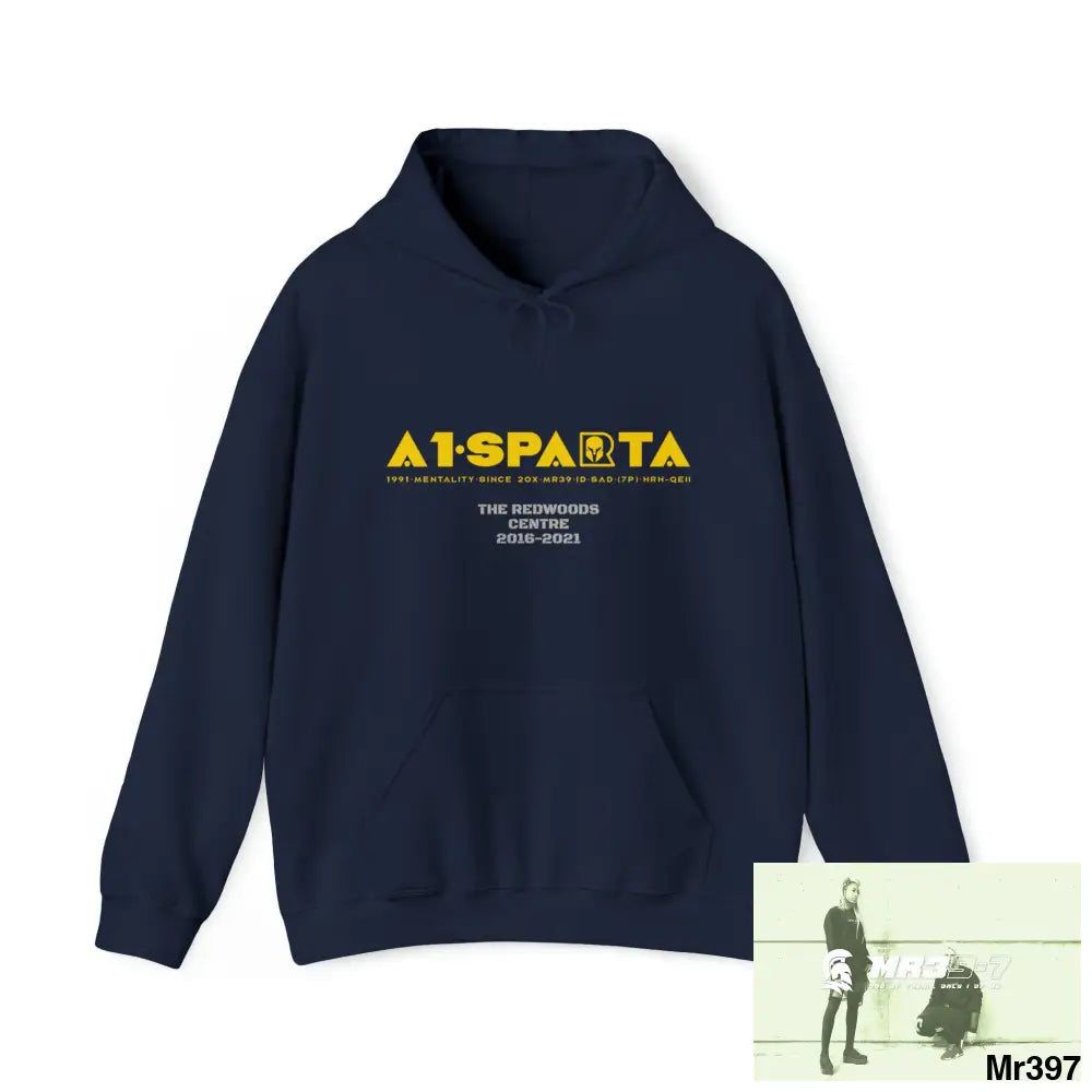 A1-Sparta 2016-21 A1-School I7.5 One flew over the Redwoods Centre Heavy Blend™ Hooded Sweatshirt Navy / S Hoodie
