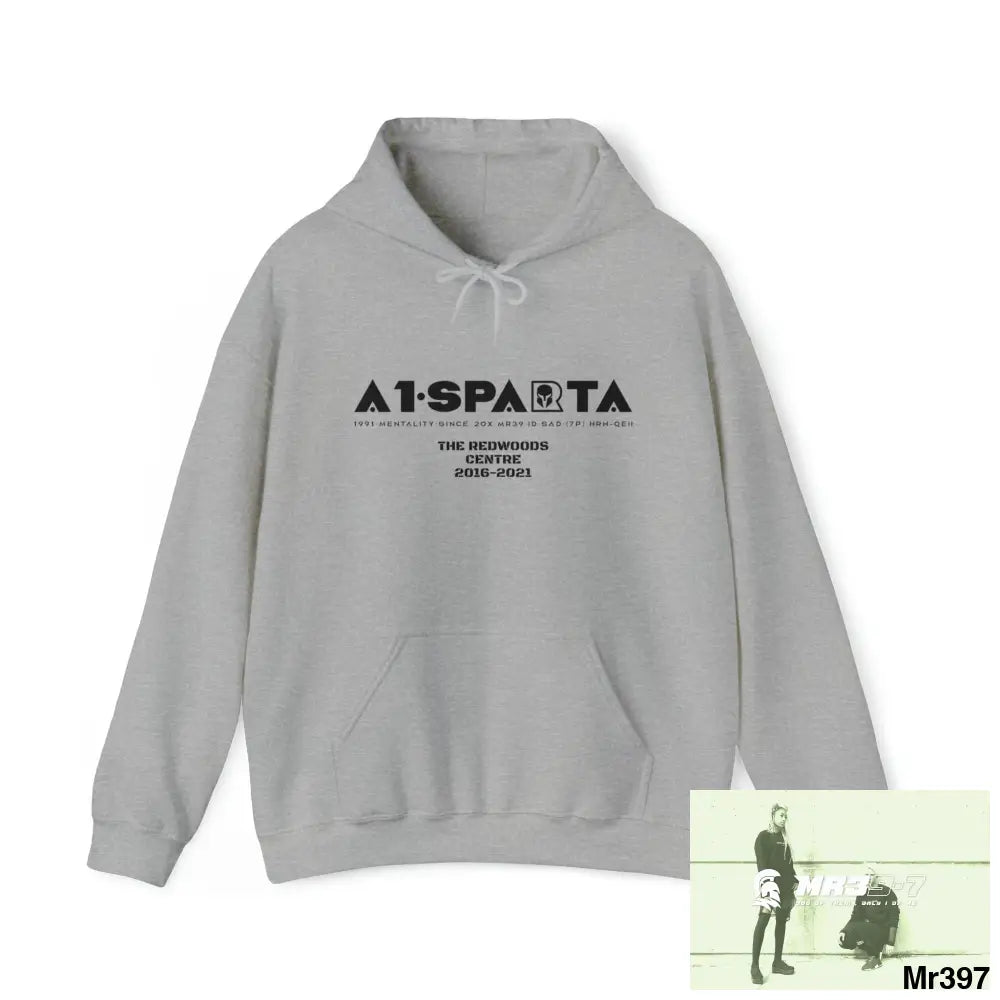 A1-Sparta 2016-21 A1-School I7.5 One flew over the Redwoods Centre Heavy Blend™ Hooded Sweatshirt Sport Grey / S Hoodie