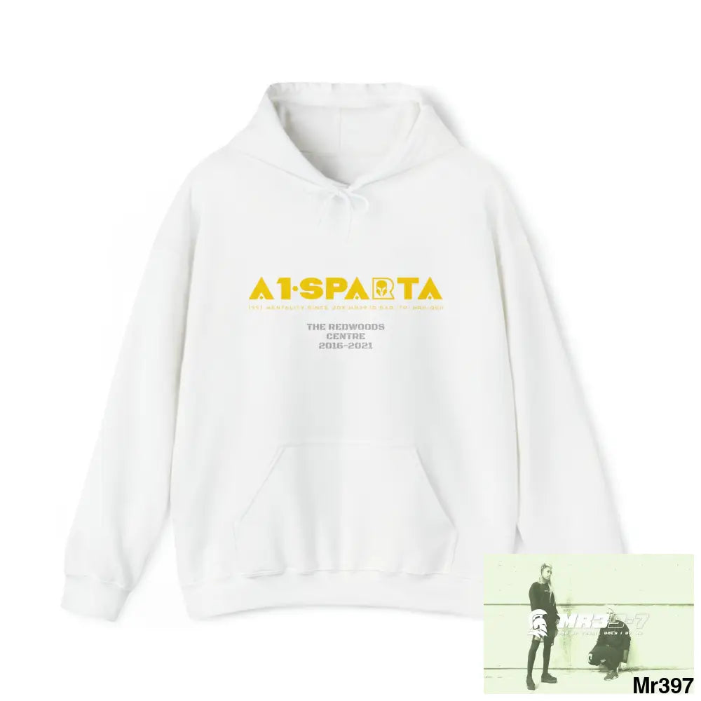 A1-Sparta 2016-21 A1-School I7.5 One flew over the Redwoods Centre Heavy Blend™ Hooded Sweatshirt White / S Hoodie