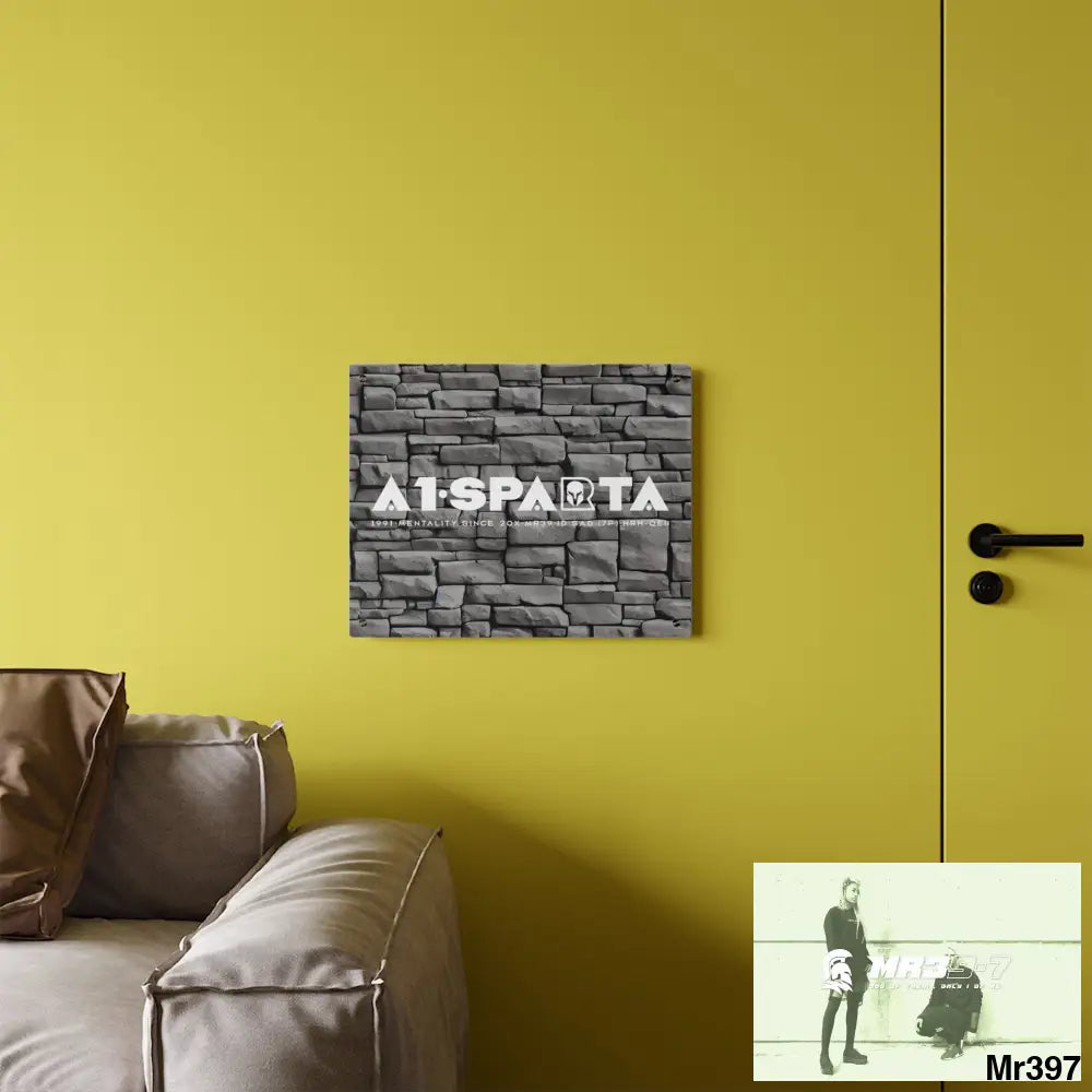 A1-Sparta 3D Dark Black Brick Wall 32k Ultrarealistic High quality Acrylic Wall Art Panels Home Decor