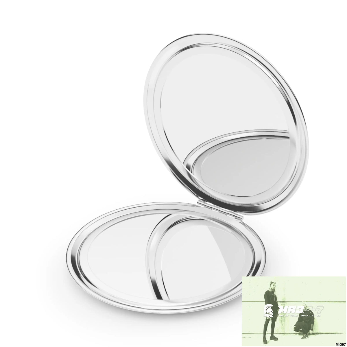 A1-Sparta 7 Compact Travel Mirror Silver / Glossy / One size Accessories