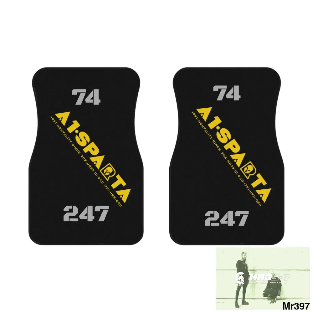 A1-Sparta 74 Always ready 24/7 Car Mats (2x Front) 2x Front mats Accessories