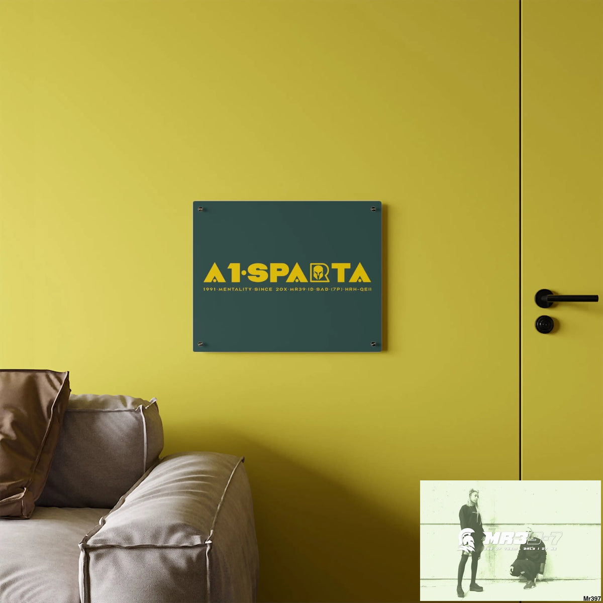 A1- Sparta Acrylic Wall Art Panels Home Decor
