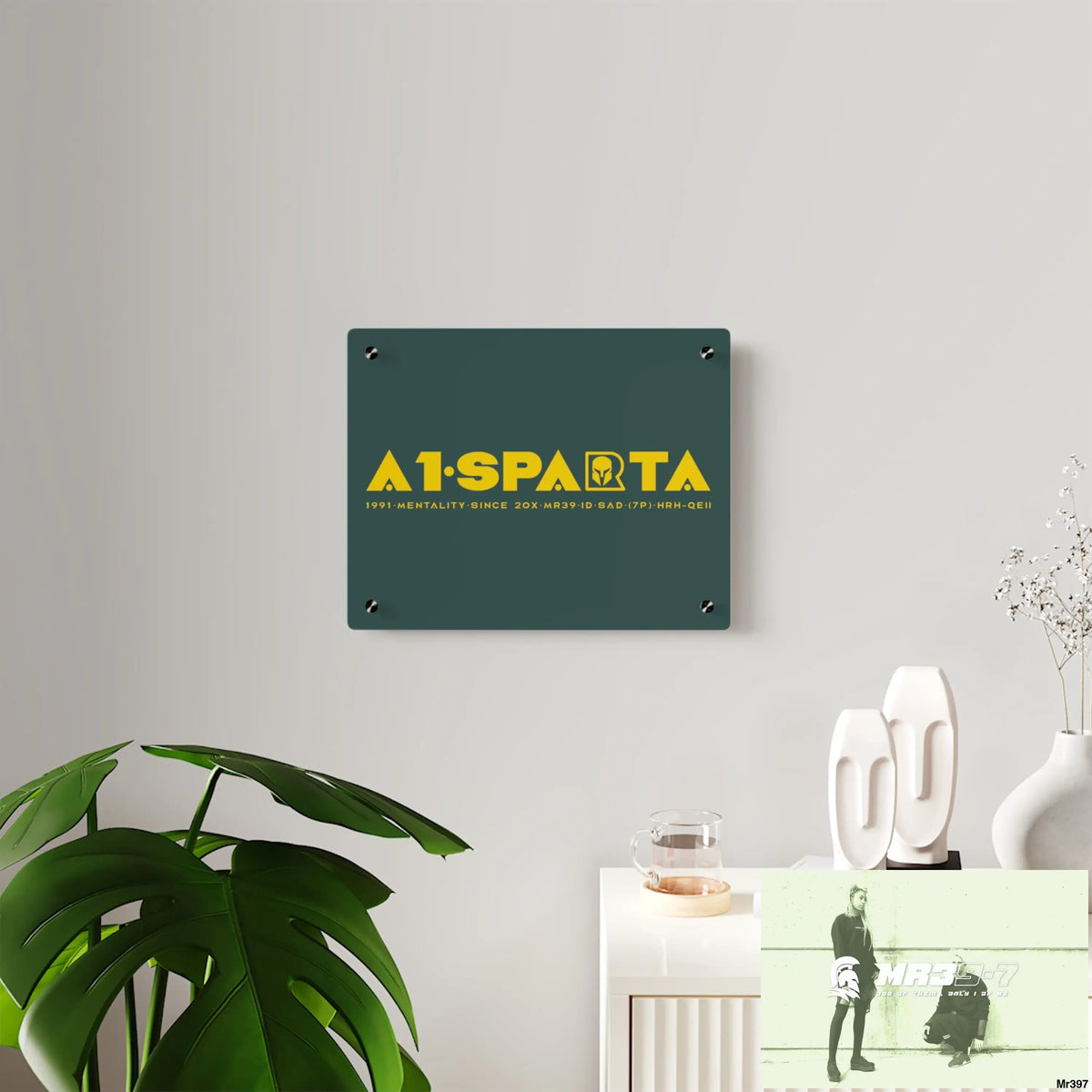 A1- Sparta Acrylic Wall Art Panels Home Decor