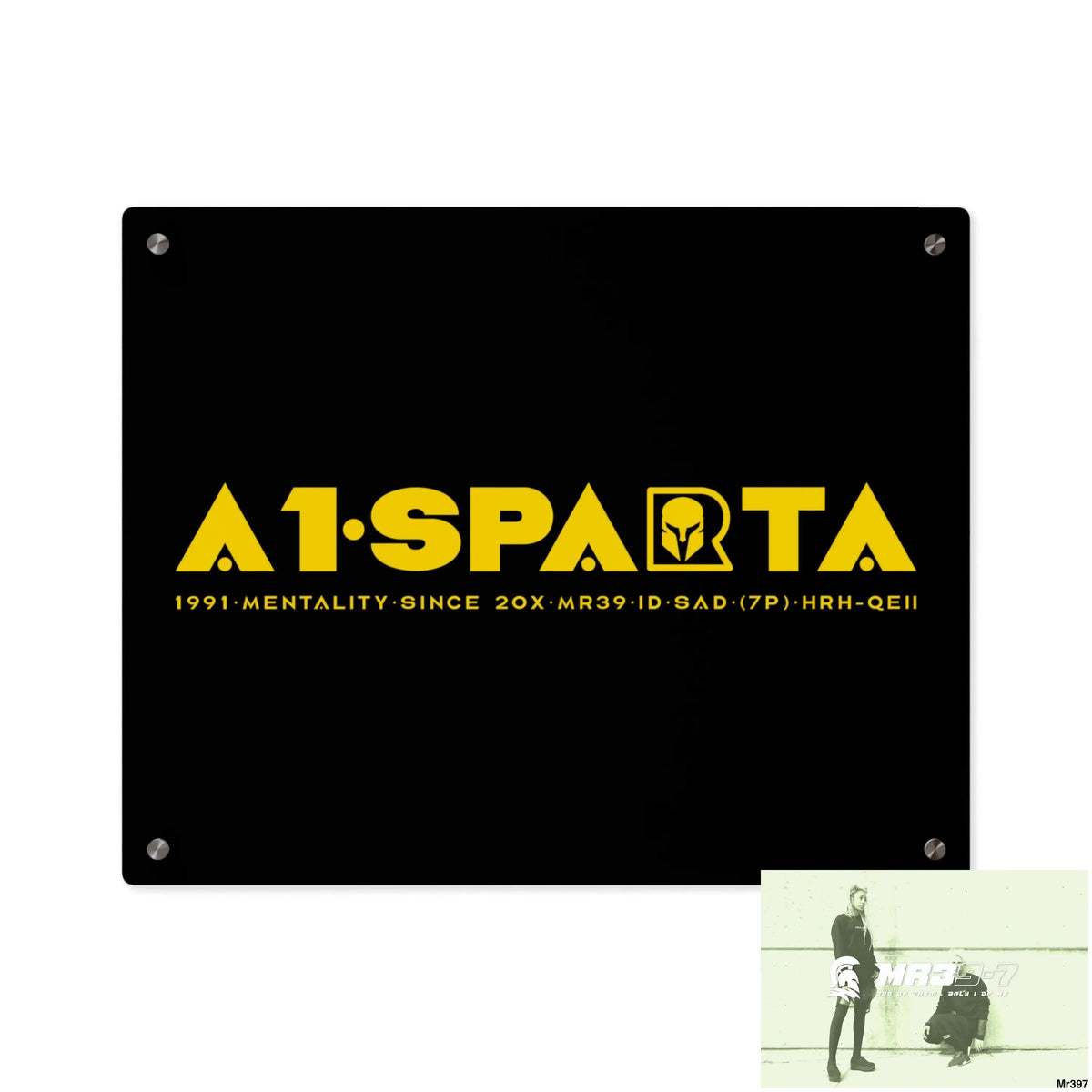 A1-Sparta Acrylic Wall Art Panels 20″ x 16″ (Horizontal) / 0.25’’ Home Decor