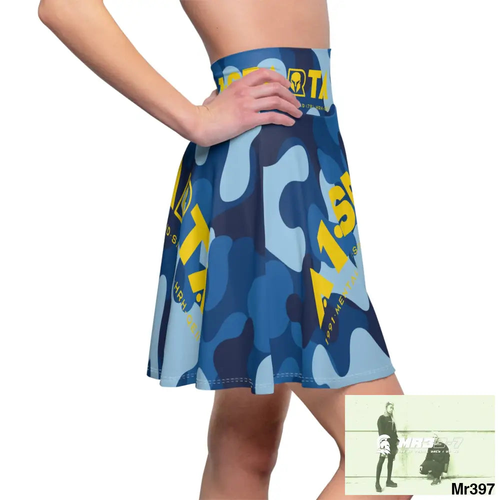 A1-Sparta - Always ready - Women’s Skater Skirt (AOP) All Over Prints
