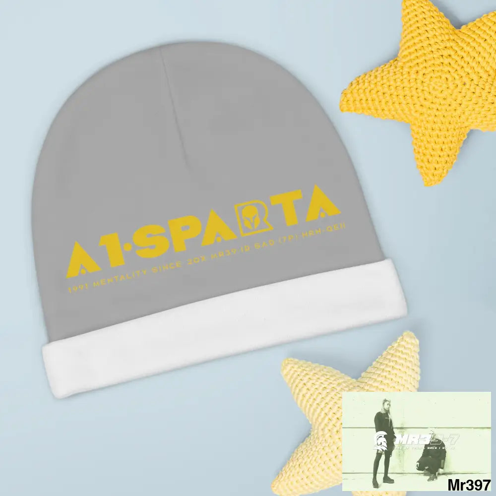 A1-Sparta Baby Beanie (AOP) One size / White All Over Prints