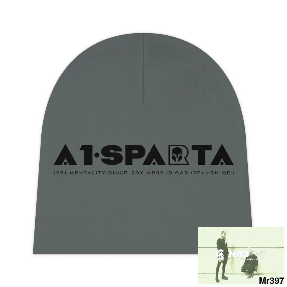 A1-Sparta Baby Beanie (AOP) One size / White All Over Prints