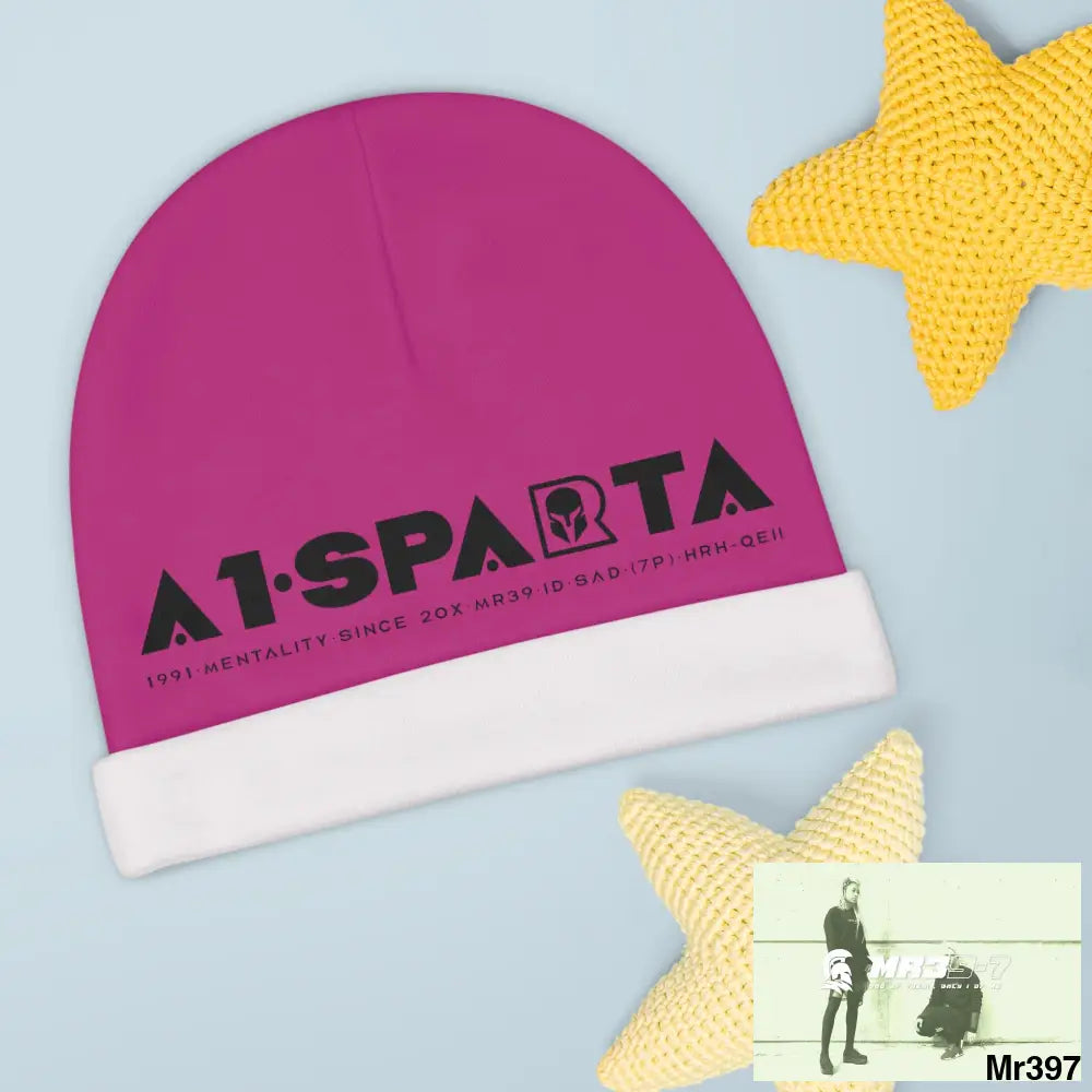 A1-Sparta Baby Beanie (AOP) One size / White All Over Prints