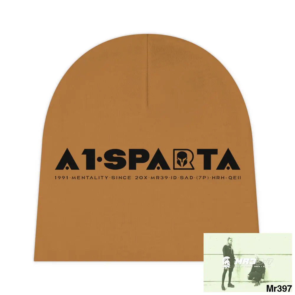 A1-Sparta Baby Beanie (AOP) One size / White All Over Prints