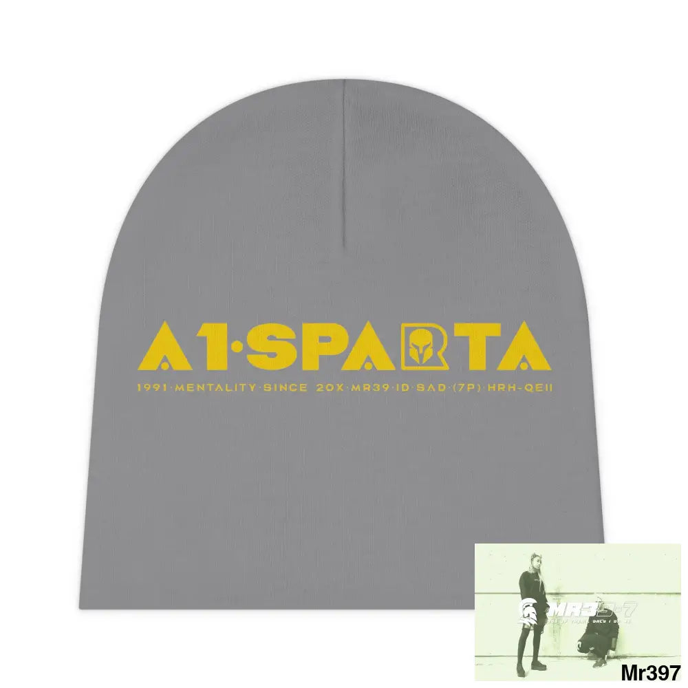 A1-Sparta Baby Beanie (AOP) One size / White All Over Prints