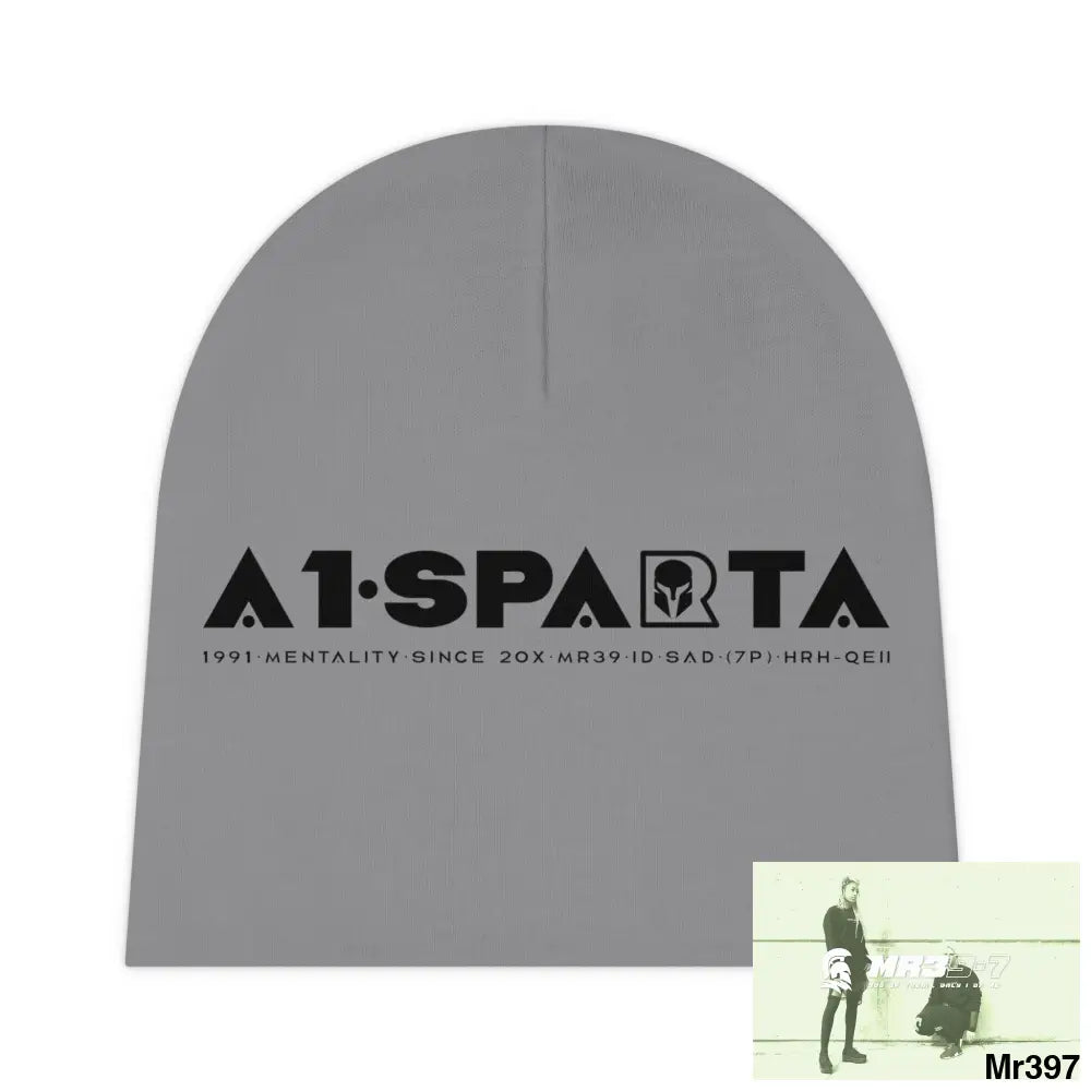 A1-Sparta Baby Beanie (AOP) One size / White All Over Prints