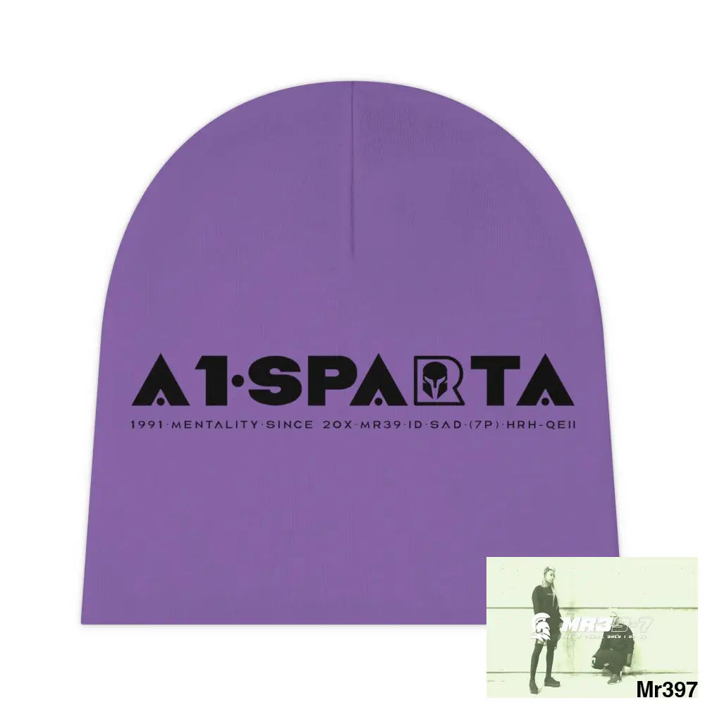 A1-Sparta Baby Beanie (AOP) One size / White All Over Prints