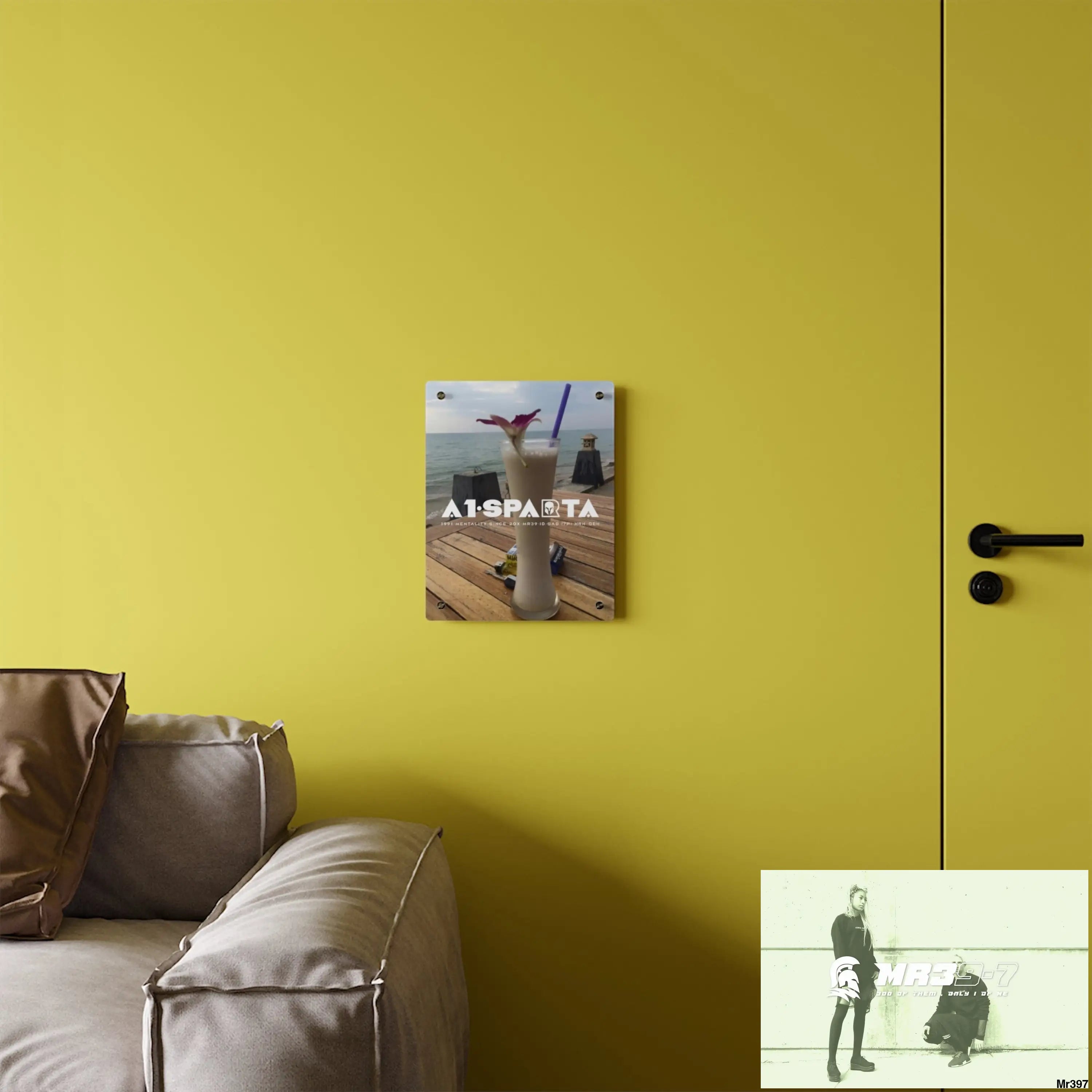 A1-Sparta Back to Thailand for my death(s) 2016 because its only Rock n Roll Koh Lak Acrylic Wall Art Panels Home Decor