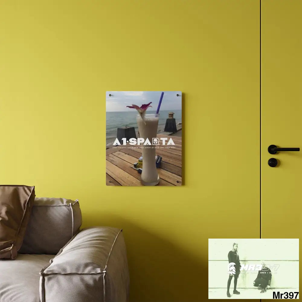 A1-Sparta Back to Thailand for my death(s) 2016 because its only Rock n Roll Koh Lak Acrylic Wall Art Panels Home Decor