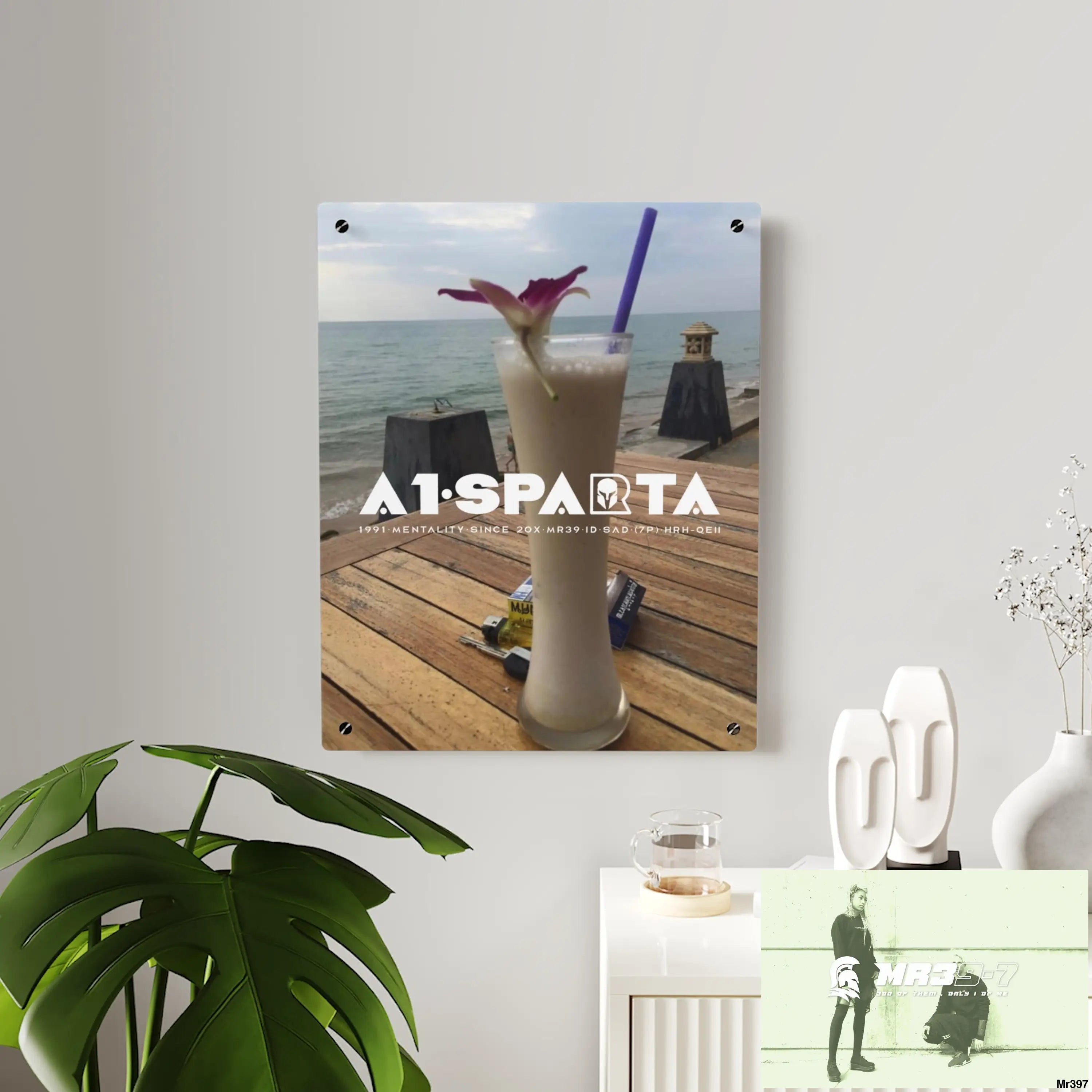 A1-Sparta Back to Thailand for my death(s) 2016 because its only Rock n Roll Koh Lak Acrylic Wall Art Panels Home Decor