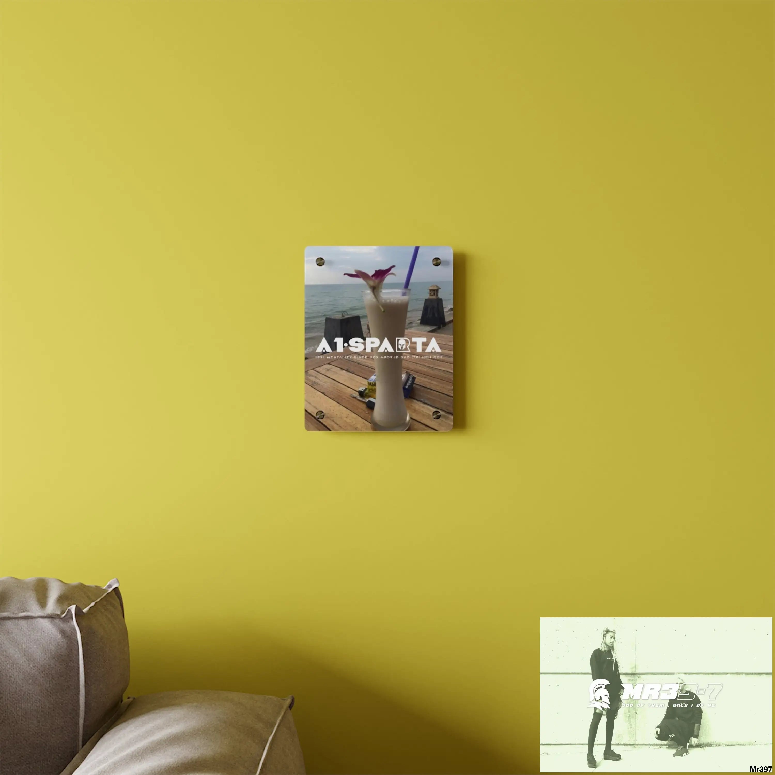 A1-Sparta Back to Thailand for my death(s) 2016 because its only Rock n Roll Koh Lak Acrylic Wall Art Panels Home Decor