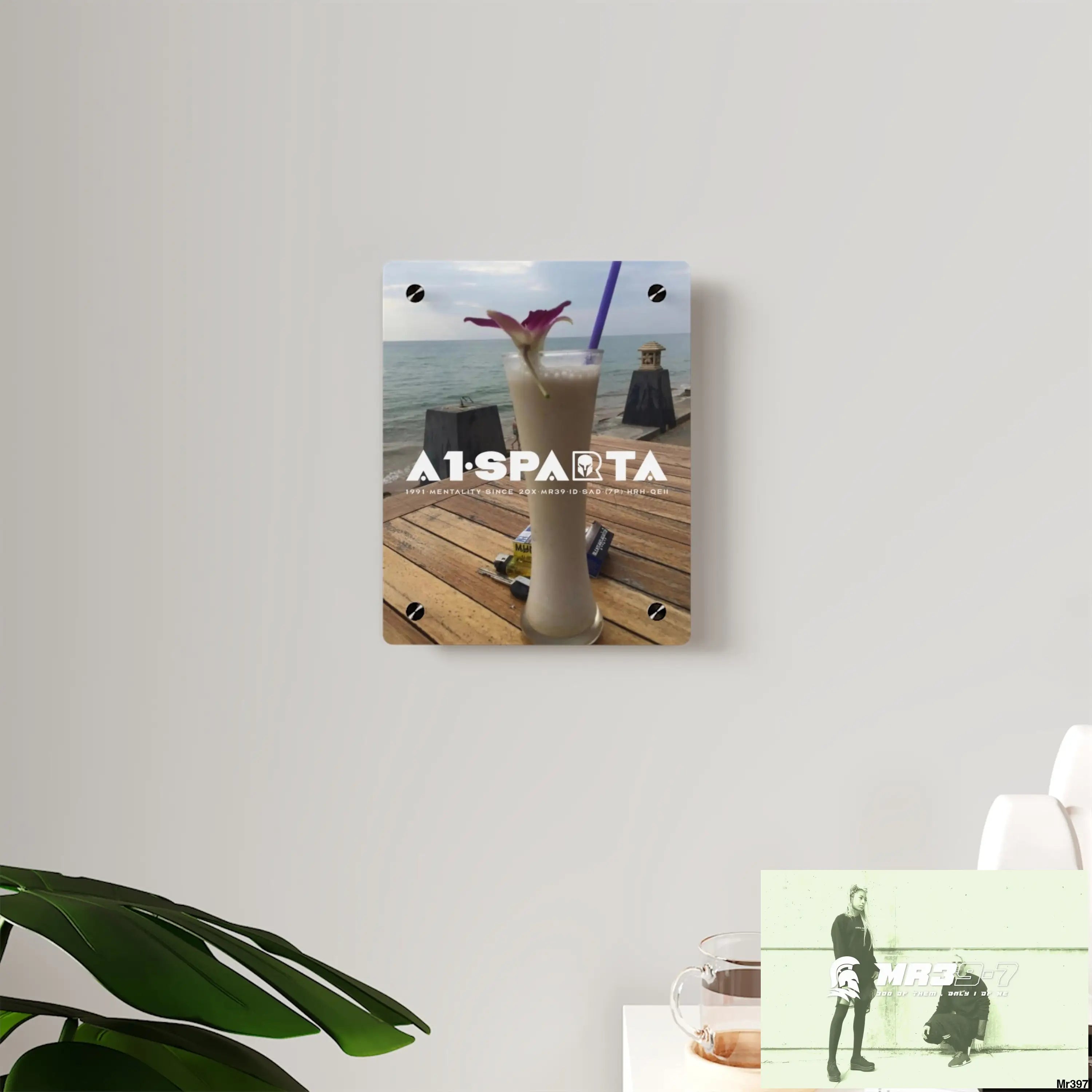 A1-Sparta Back to Thailand for my death(s) 2016 because its only Rock n Roll Koh Lak Acrylic Wall Art Panels Home Decor