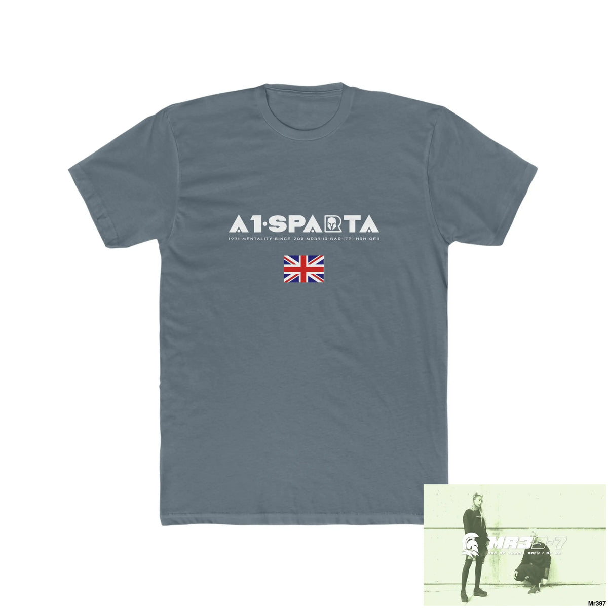 A1-Sparta Barmouth X Thailand My Planned Death 2016 (2001-2023) Men’s Cotton Crew Tee Solid Indigo / S T-Shirt