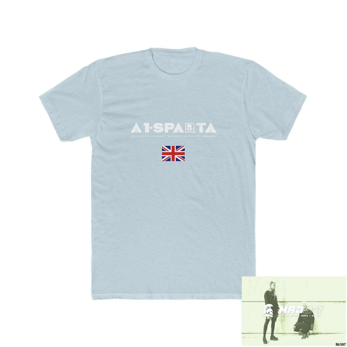 A1-Sparta Barmouth X Thailand My Planned Death 2016 (2001-2023) Men’s Cotton Crew Tee Solid Light Blue / S T-Shirt