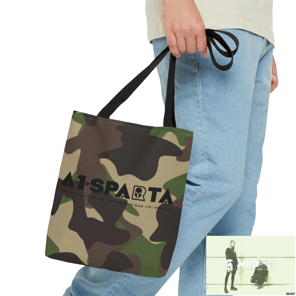 A1-Sparta Camo Tote Bag (AOP) Bags