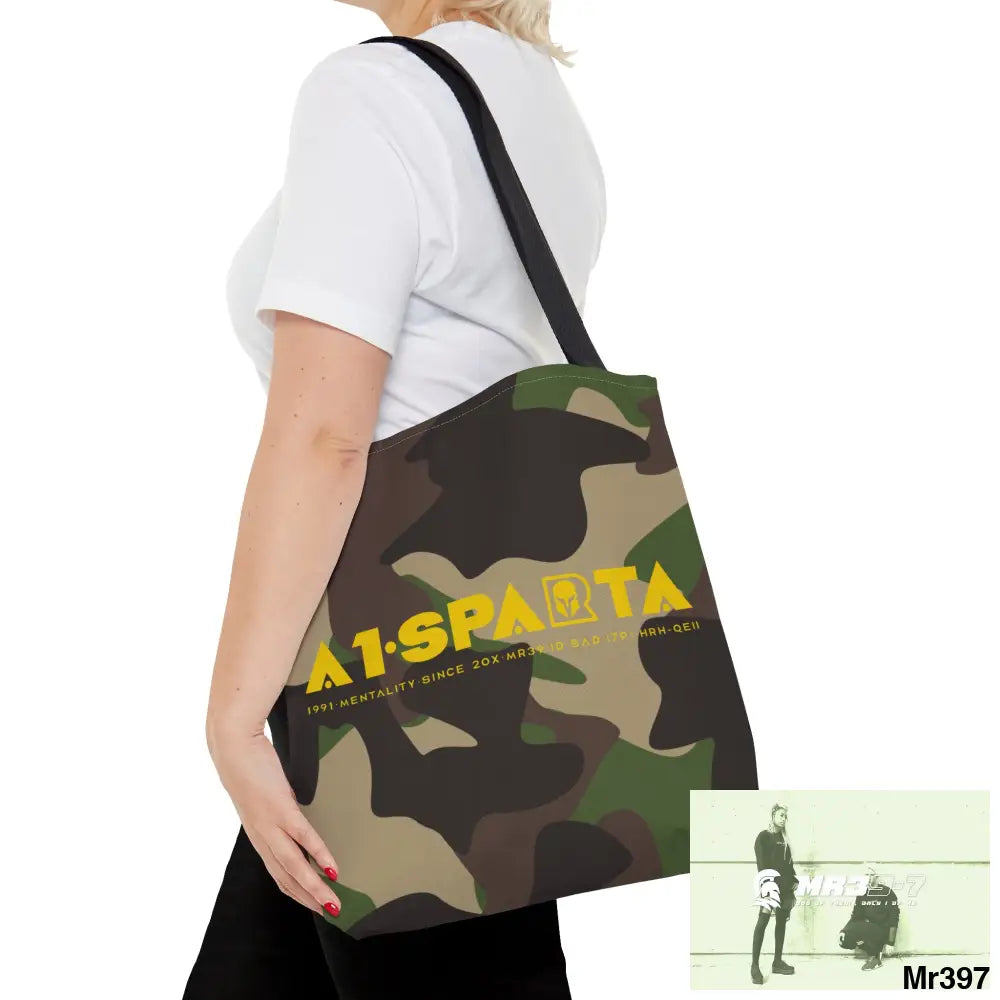 A1-Sparta Camo Tote Bag (AOP) Bags