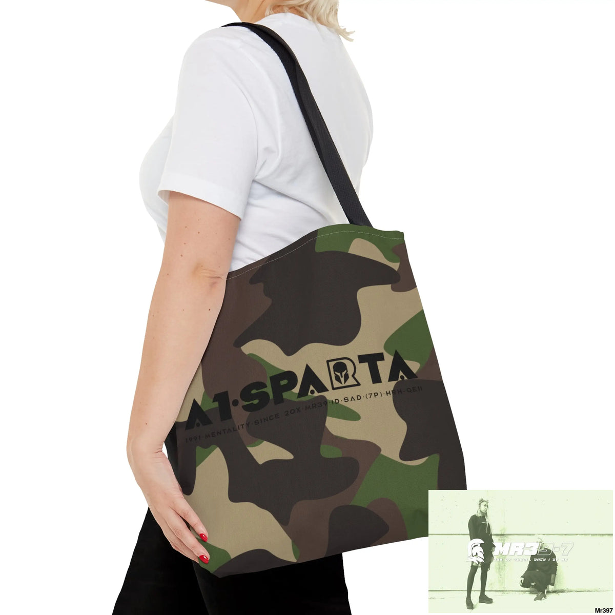 A1-Sparta Camo Tote Bag (AOP) Bags