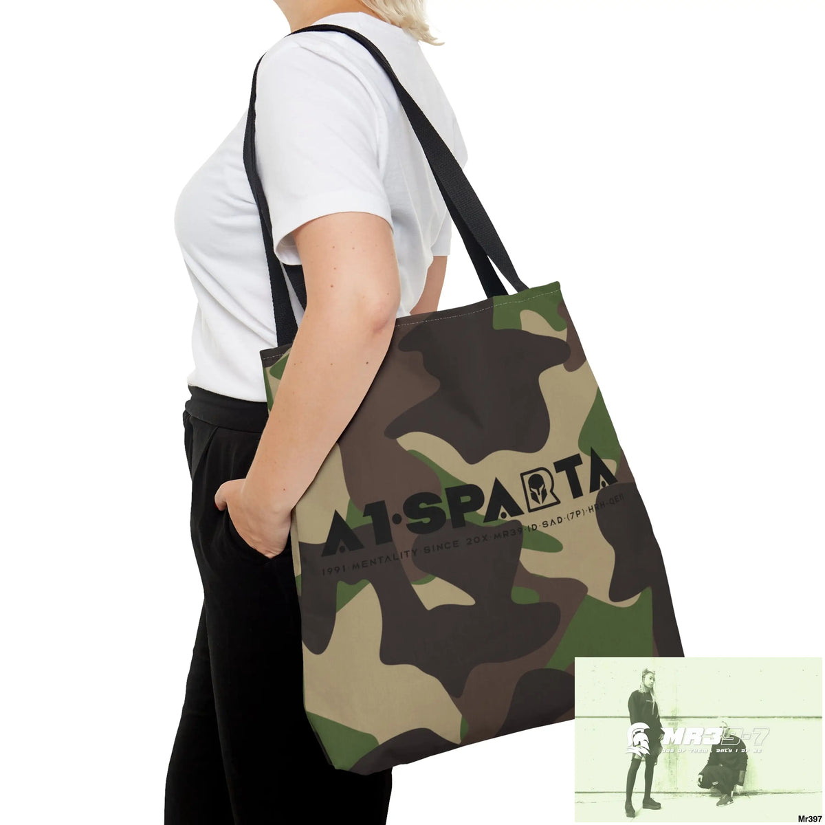 A1-Sparta Camo Tote Bag (AOP) Bags