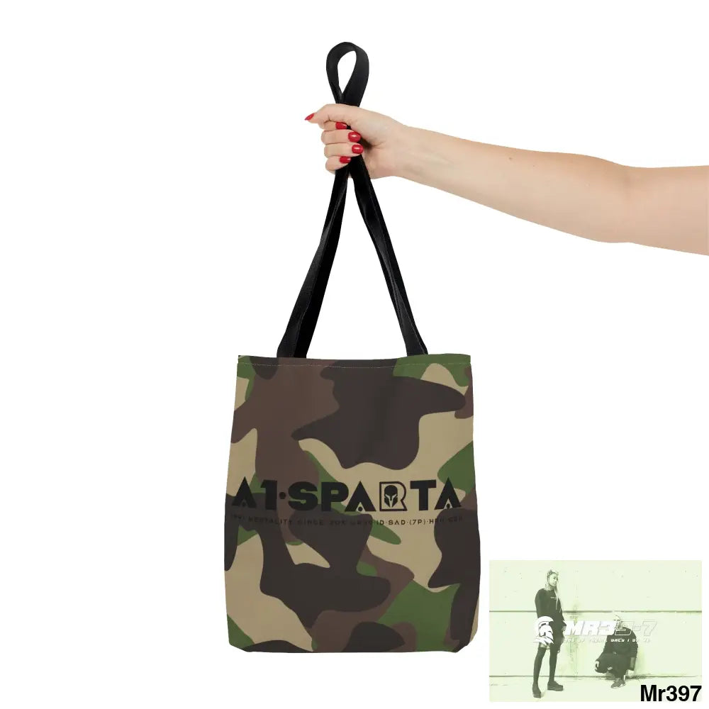A1-Sparta Camo Tote Bag (AOP) Bags