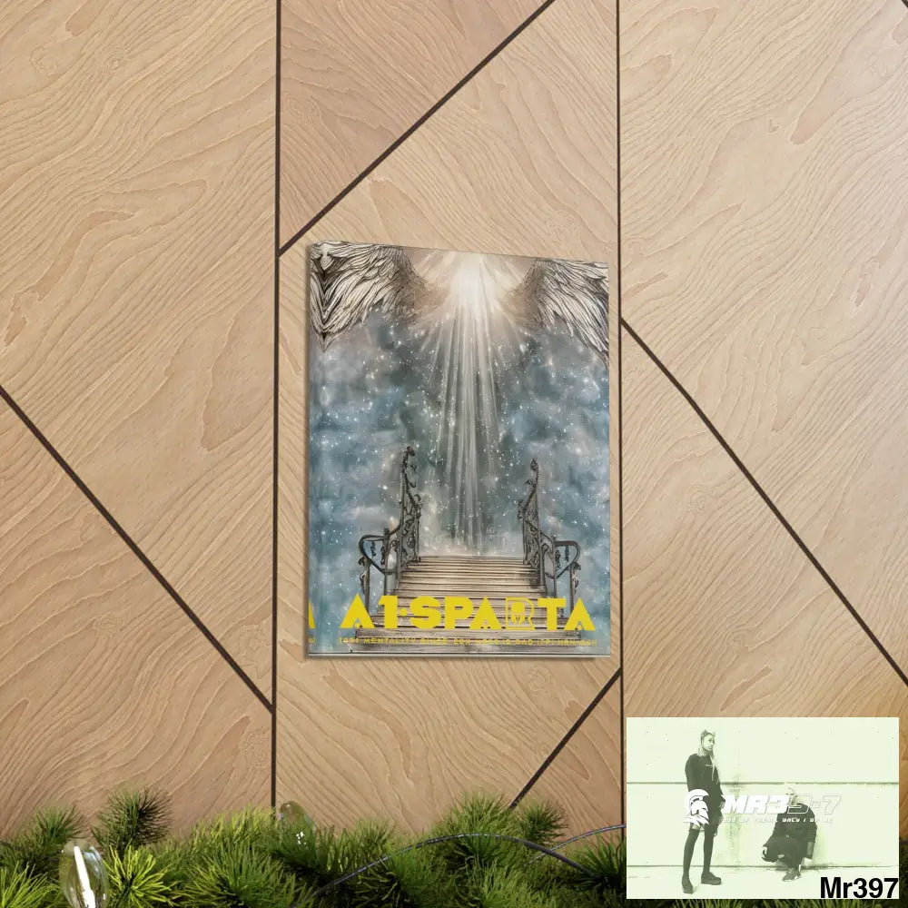 A1.SPARTA Canvas Gallery Wraps The steps to Heaven Canvas