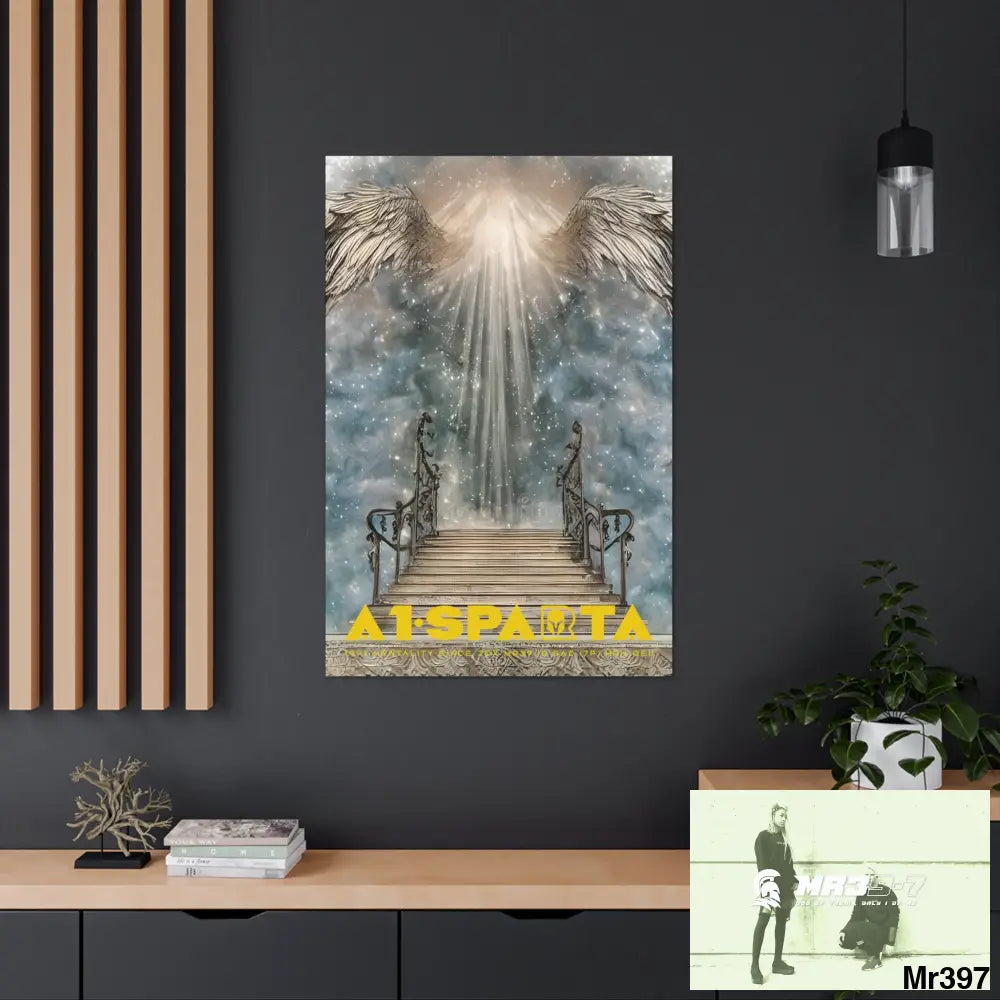 A1.SPARTA Canvas Gallery Wraps The steps to Heaven 32″ x 48″ / Premium Gallery Wraps (1.25″) Canvas