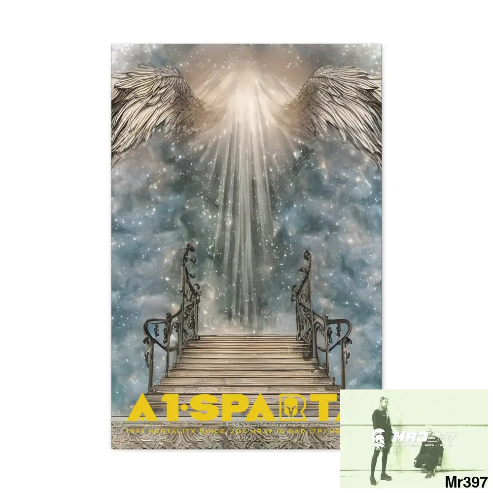A1.SPARTA Canvas Gallery Wraps The steps to Heaven Canvas