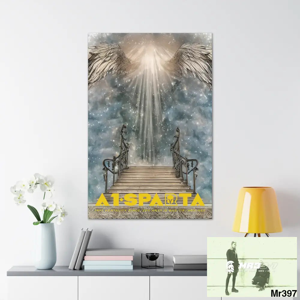 A1.SPARTA Canvas Gallery Wraps The steps to Heaven Canvas