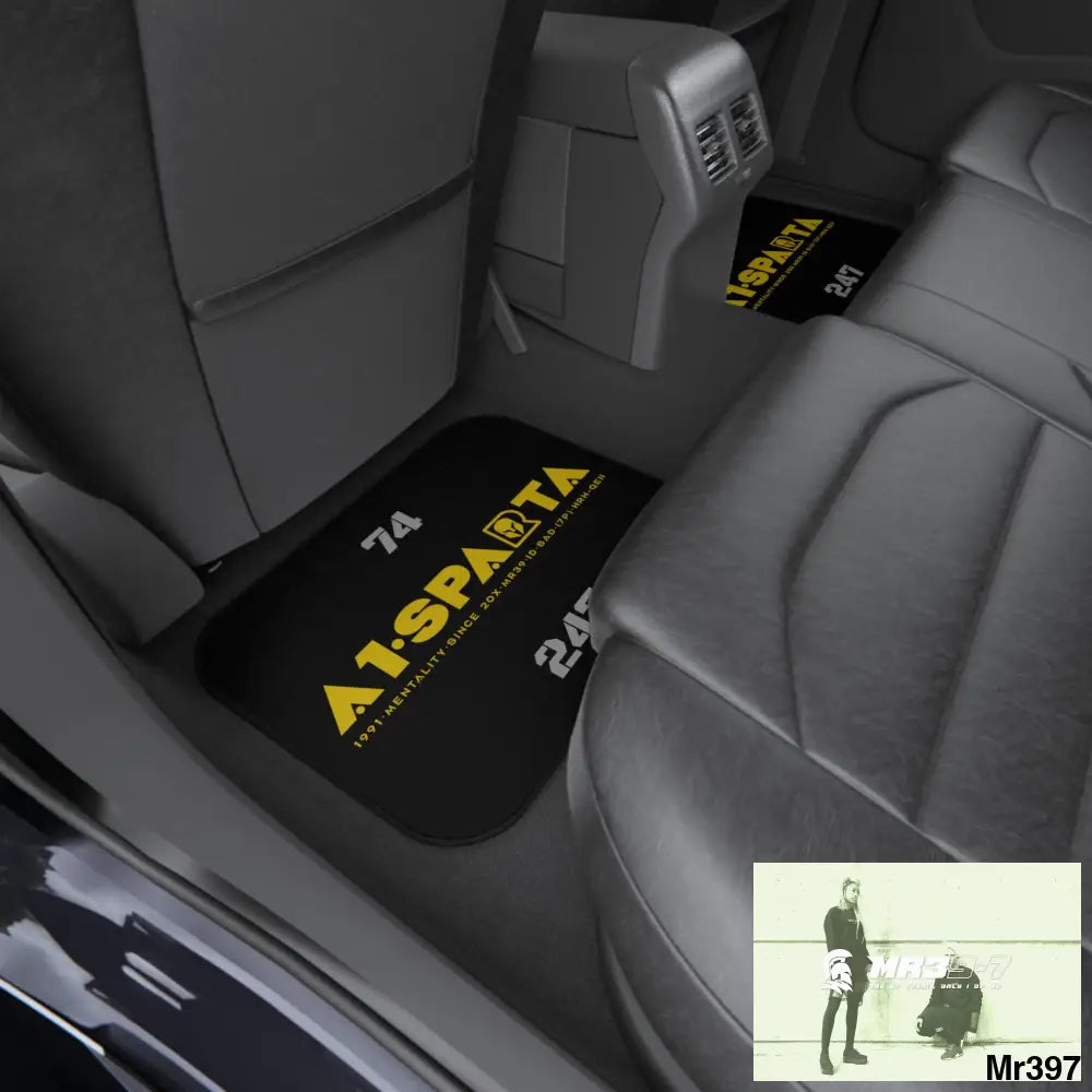 A1-Sparta Car Mats (2x Rear) 2x Rear mats Accessories