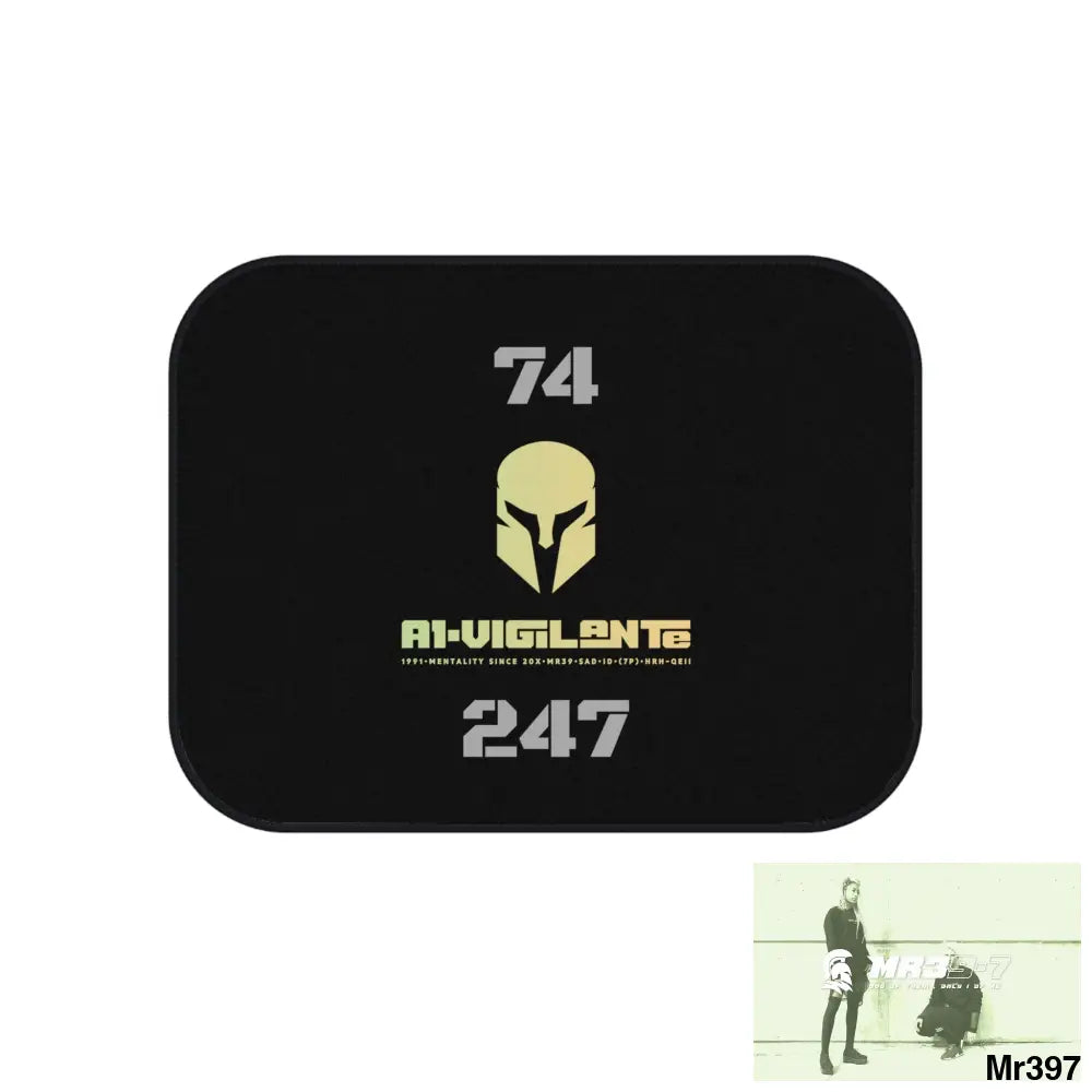 A1- Sparta Car Mats (2x Rear) 2x Rear mats Accessories