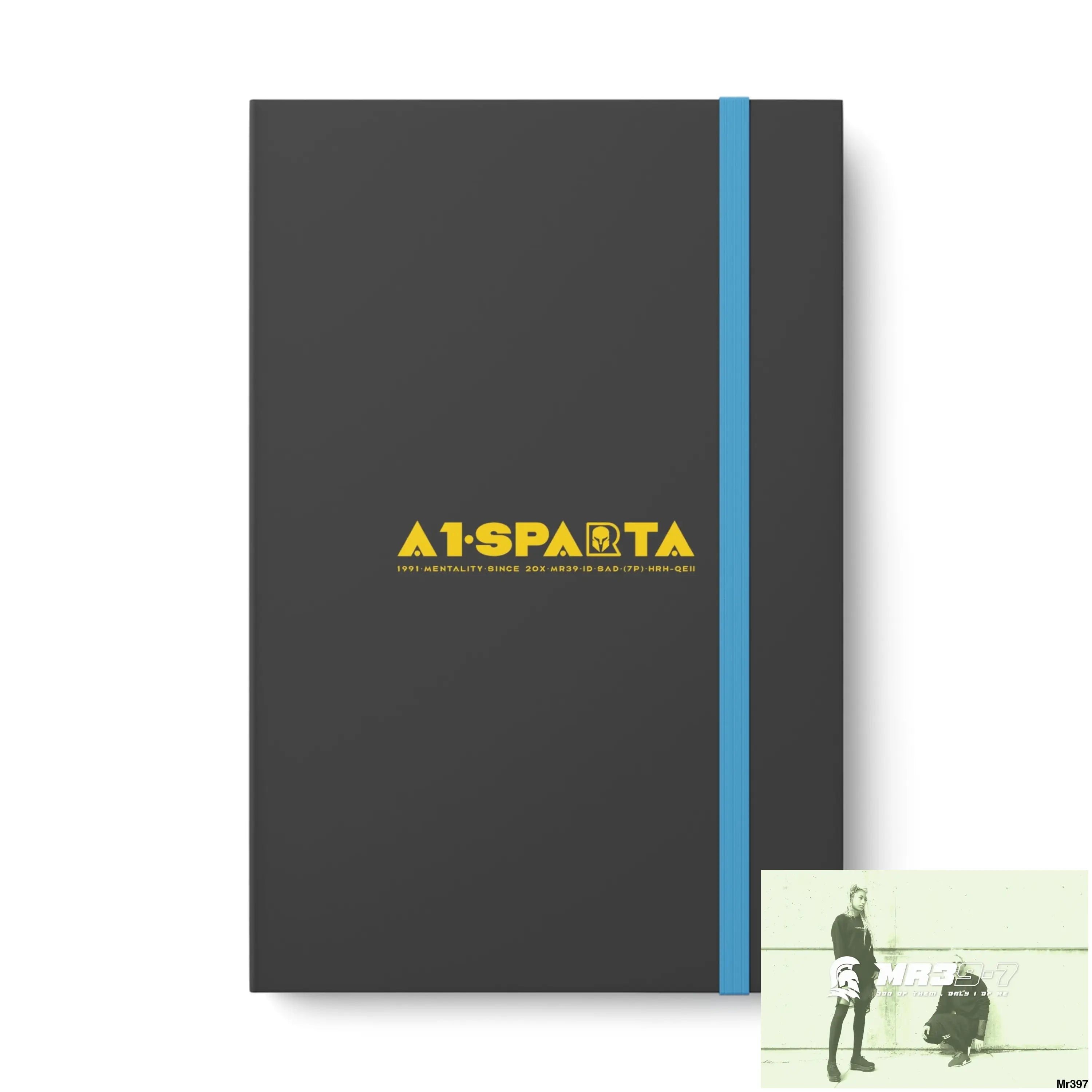 A1-Sparta Color Contrast Notebook - Ruled 5.5’’ x 8.25’’ / Blue / Ruled line Paper products