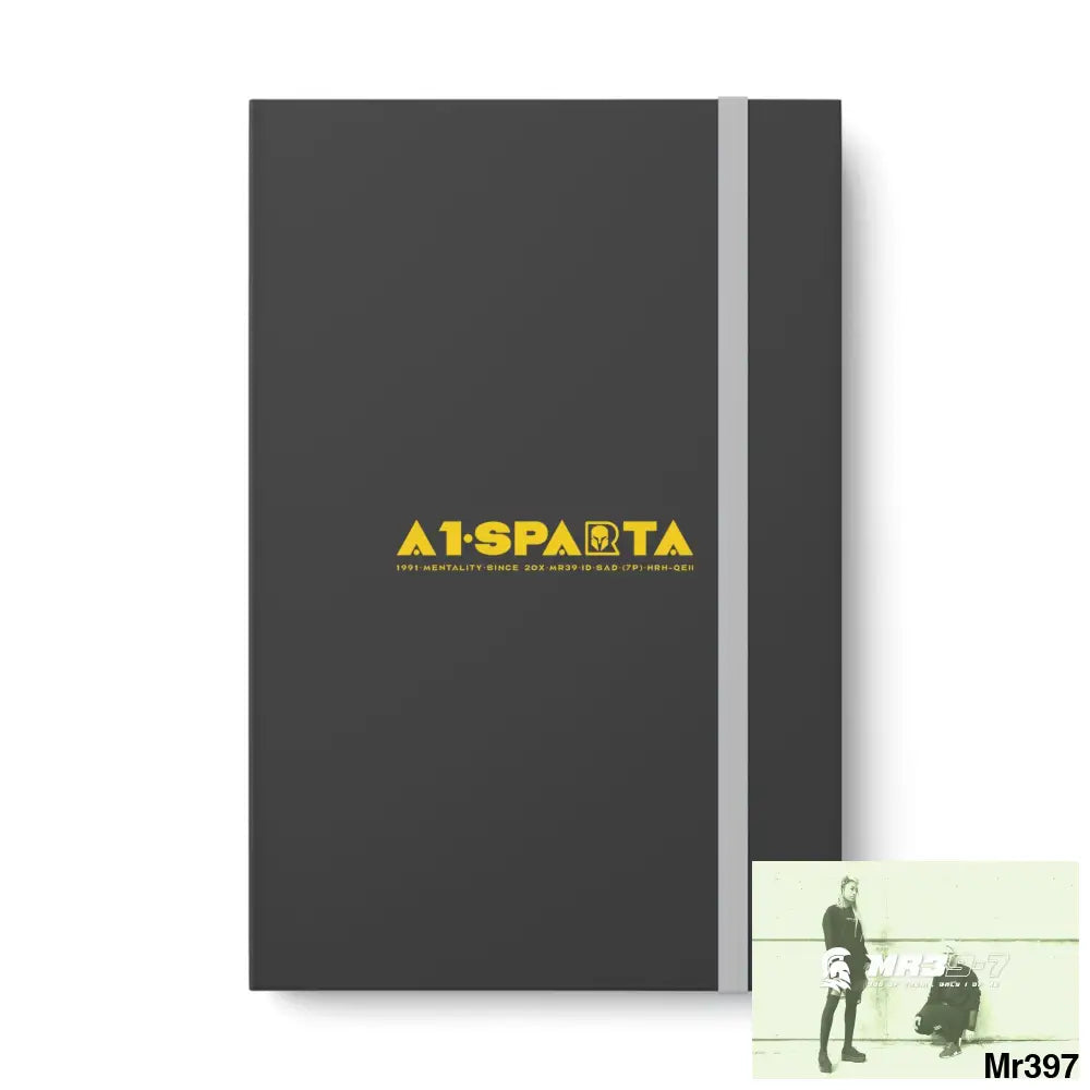A1-Sparta Color Contrast Notebook - Ruled 5.5’’ x 8.25’’ / Gray / Ruled line Paper products