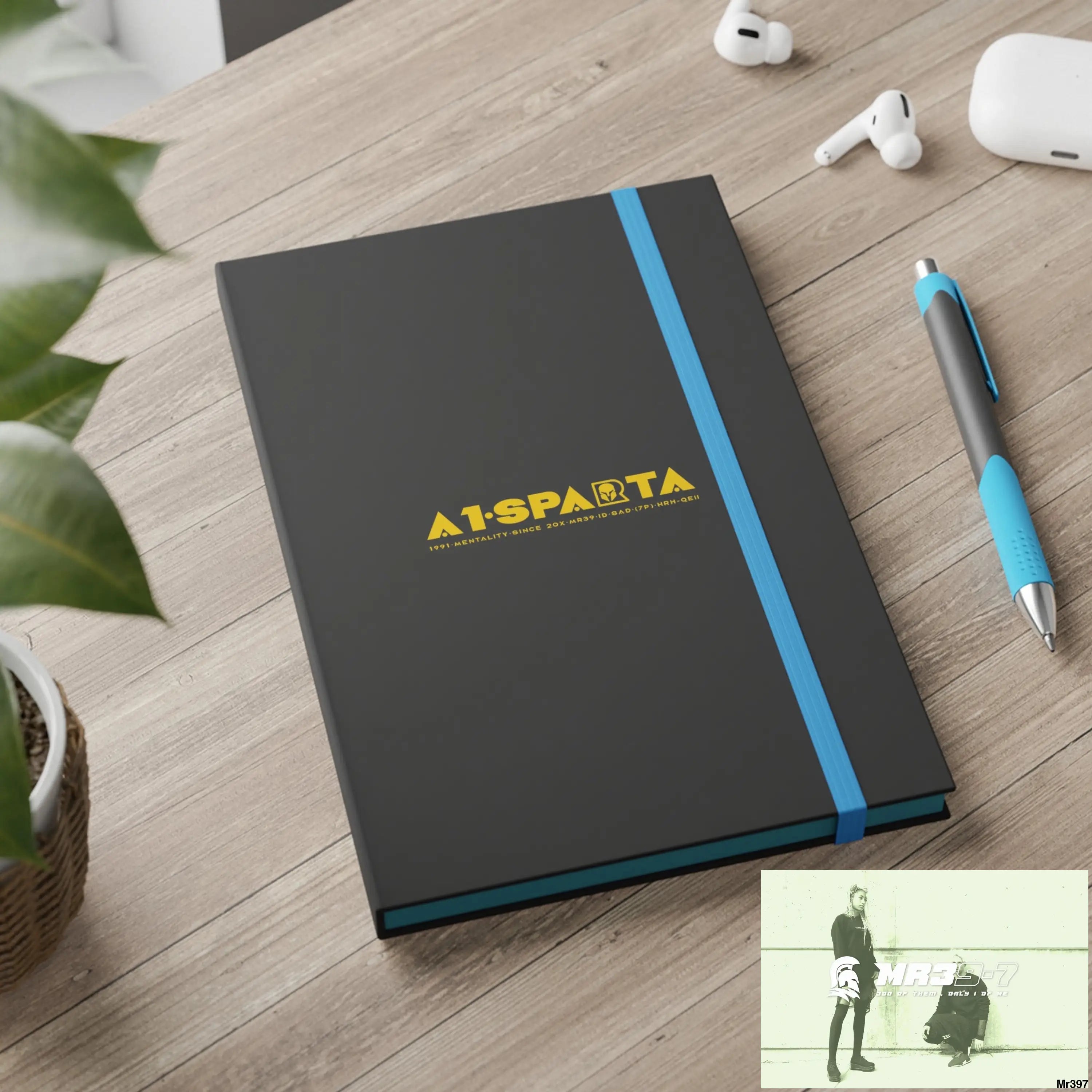 A1-Sparta Color Contrast Notebook - Ruled Paper products
