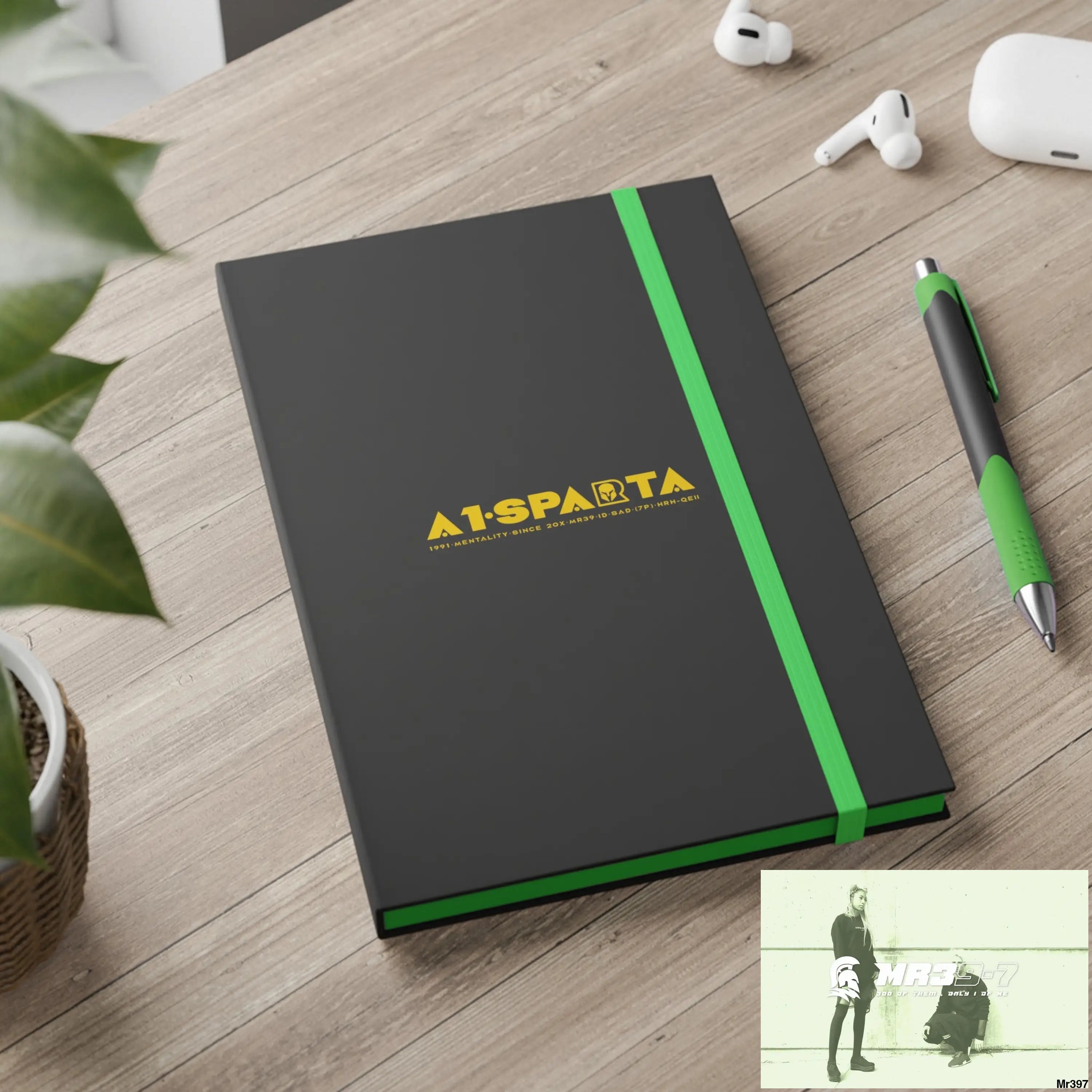 A1-Sparta Color Contrast Notebook - Ruled Paper products