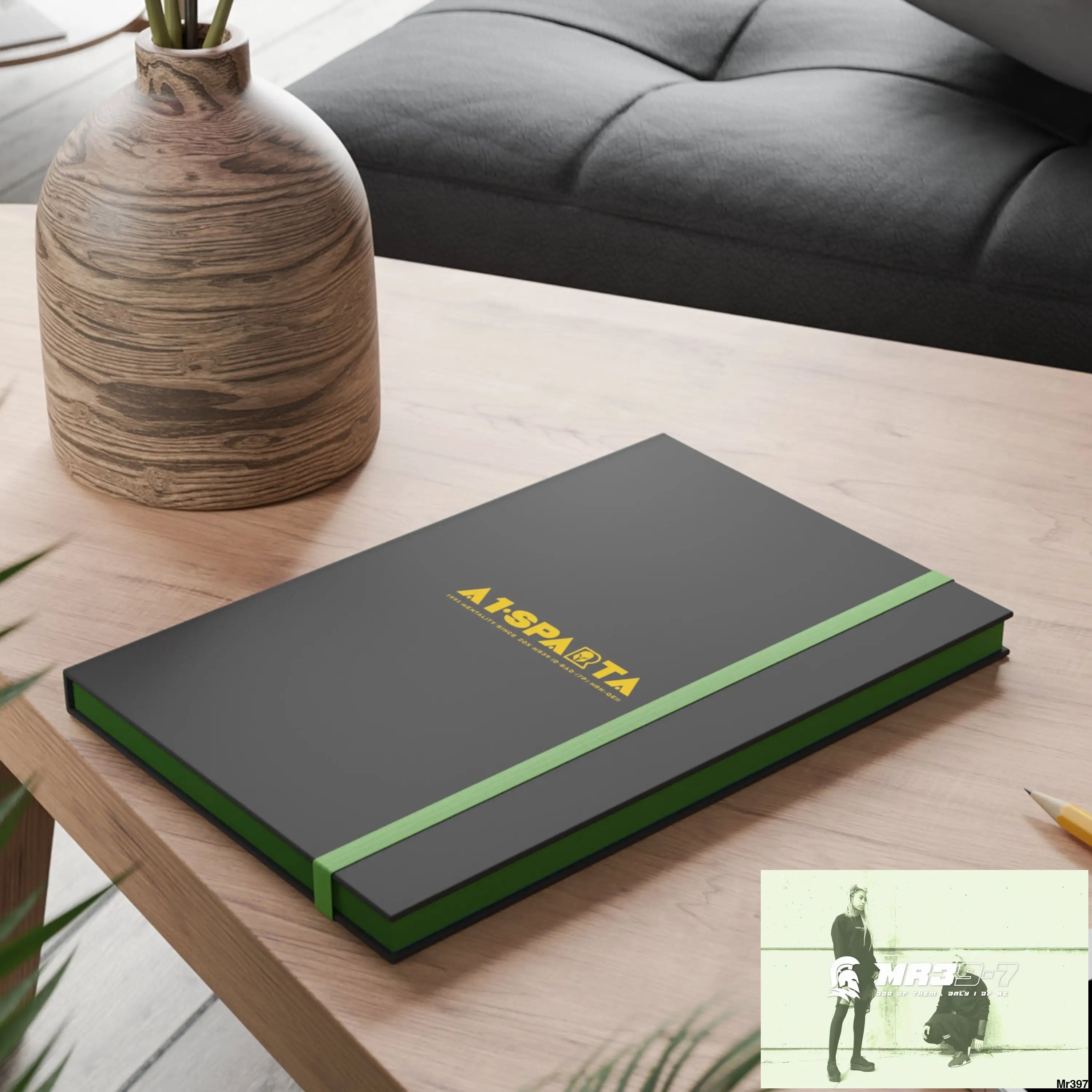 A1-Sparta Color Contrast Notebook - Ruled Paper products