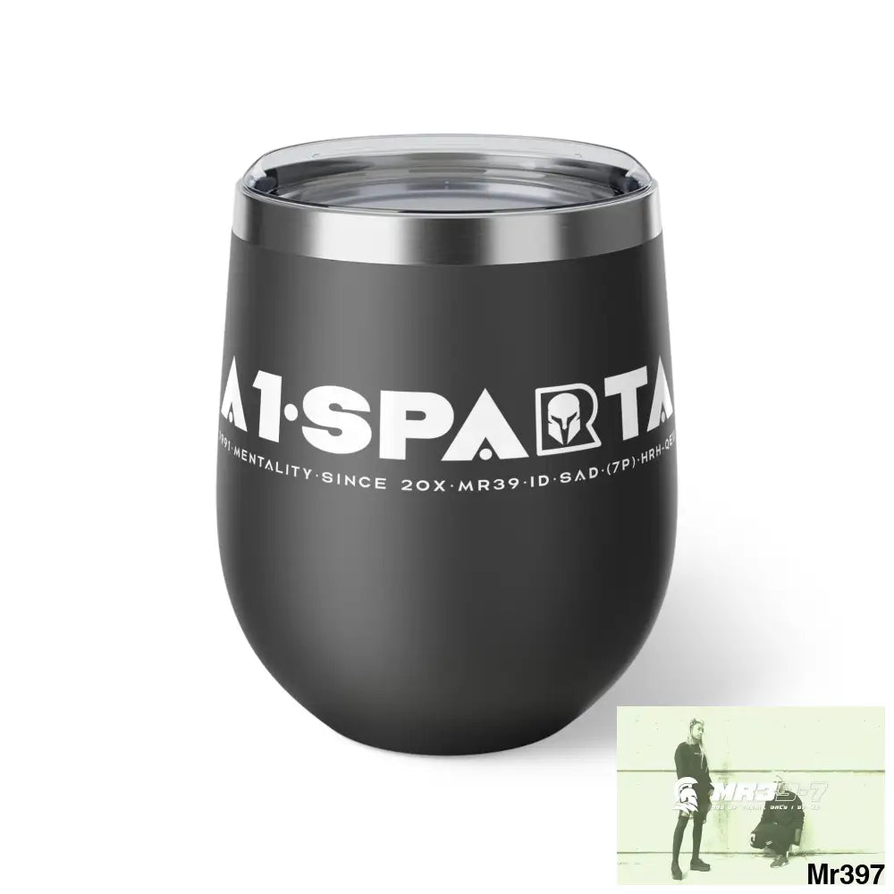 A1-Sparta Copper Vacuum Insulated Cup 12oz Black / 12oz Mug
